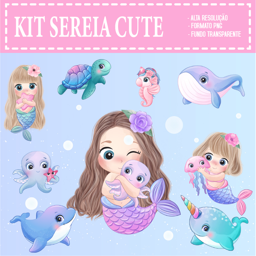 KIT DIGITAL SEREIA CUTE