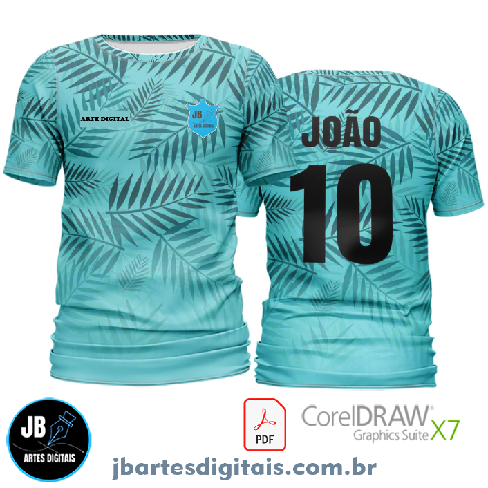 Arte camiseta Futebol Sublimação Total (MODELO 03)