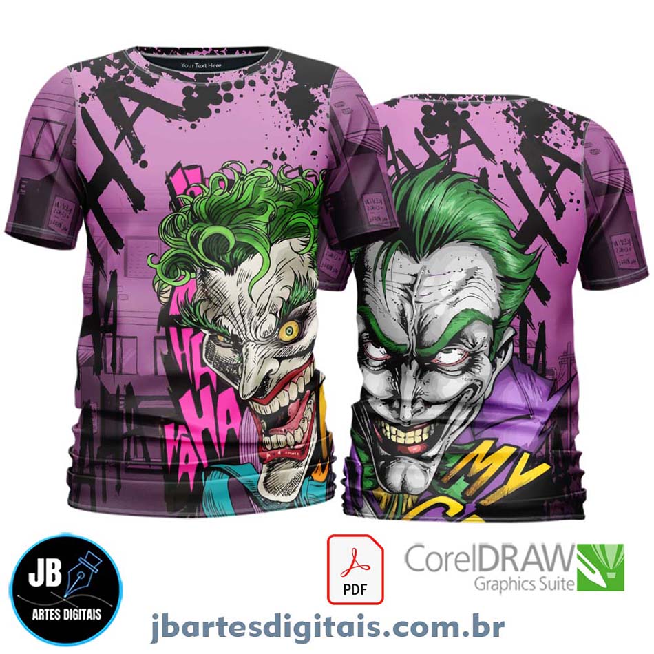 Arte camiseta Quebrada Sublimação Total (MODELO 12)