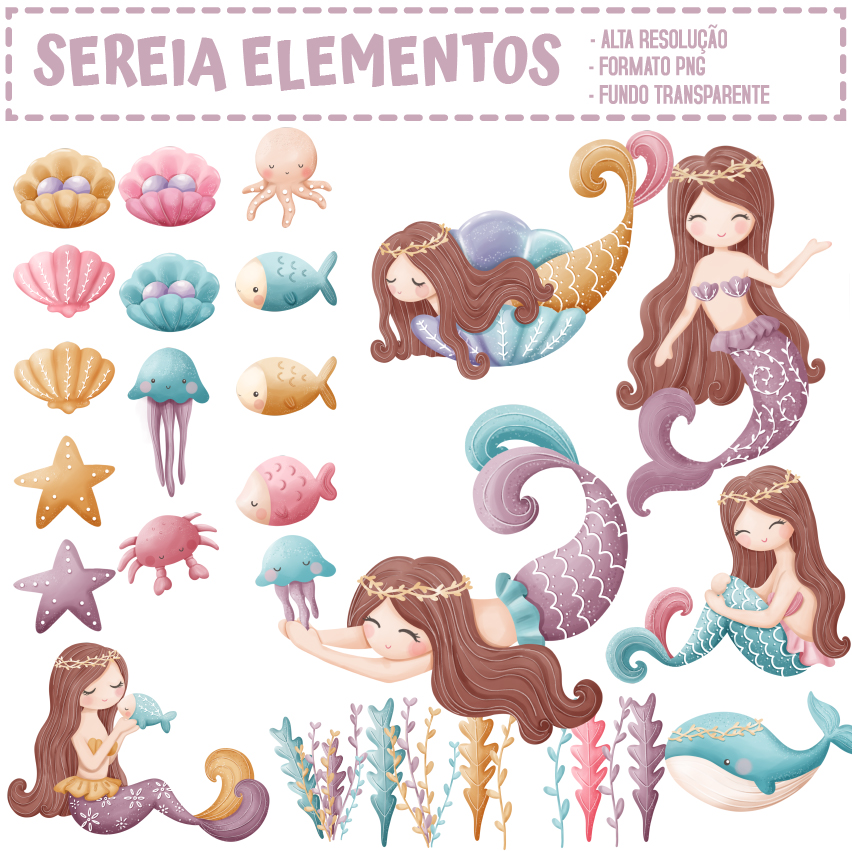 KIT DIGITAL SEREIA ELEMENTOS
