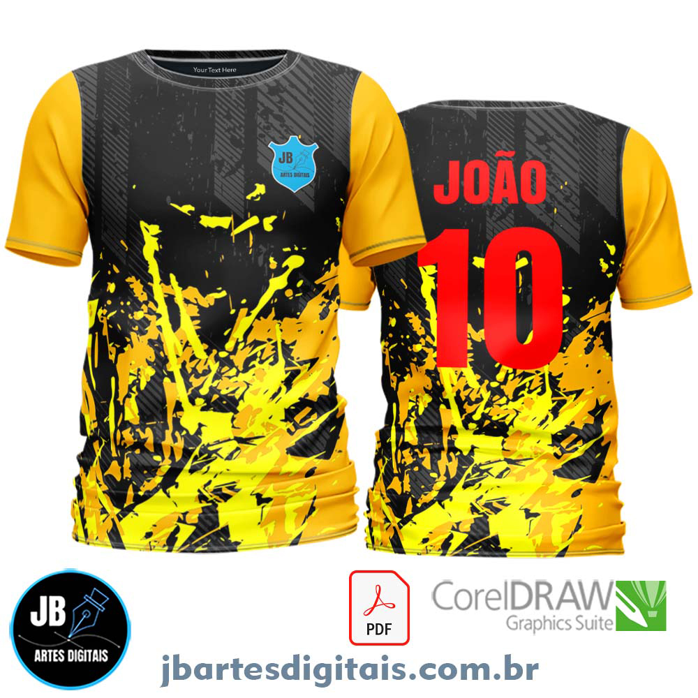 Arte camiseta Futebol Sublimação Total (MODELO 22)
