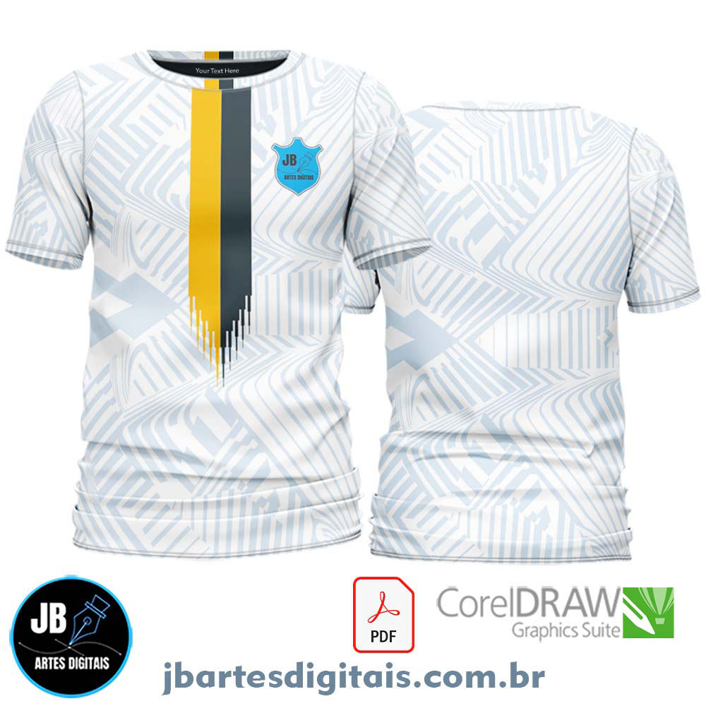 Arte camiseta Futebol Sublimação Total (MODELO 24)