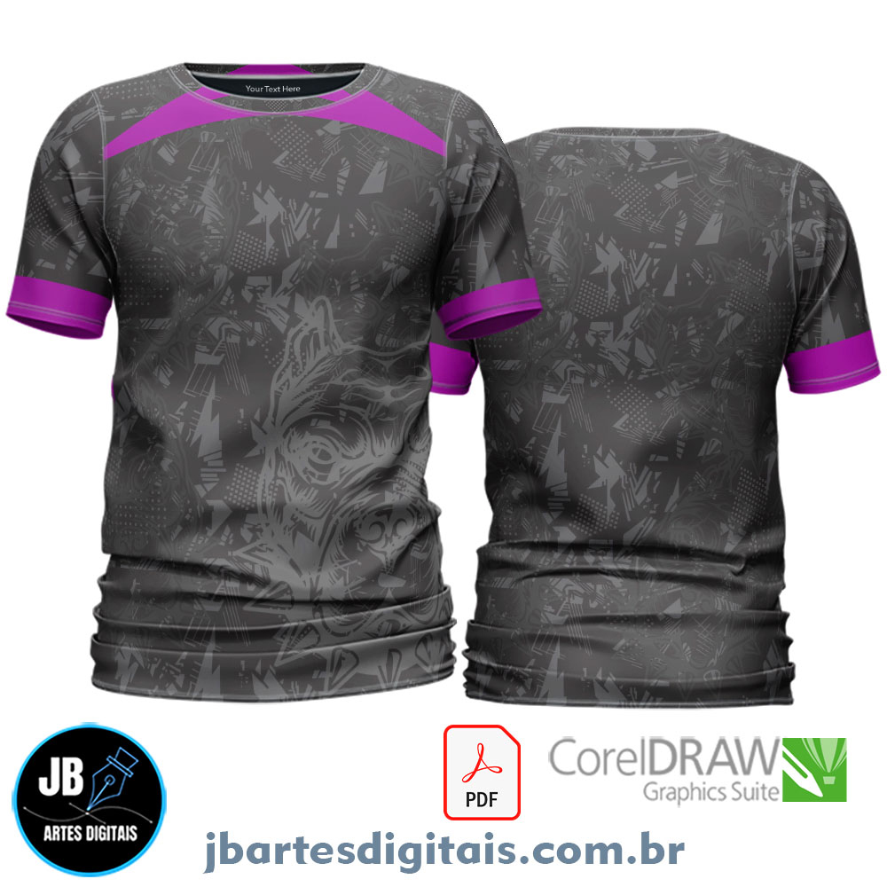 Arte camiseta Interclasse Sublimação Total (PITBULL)