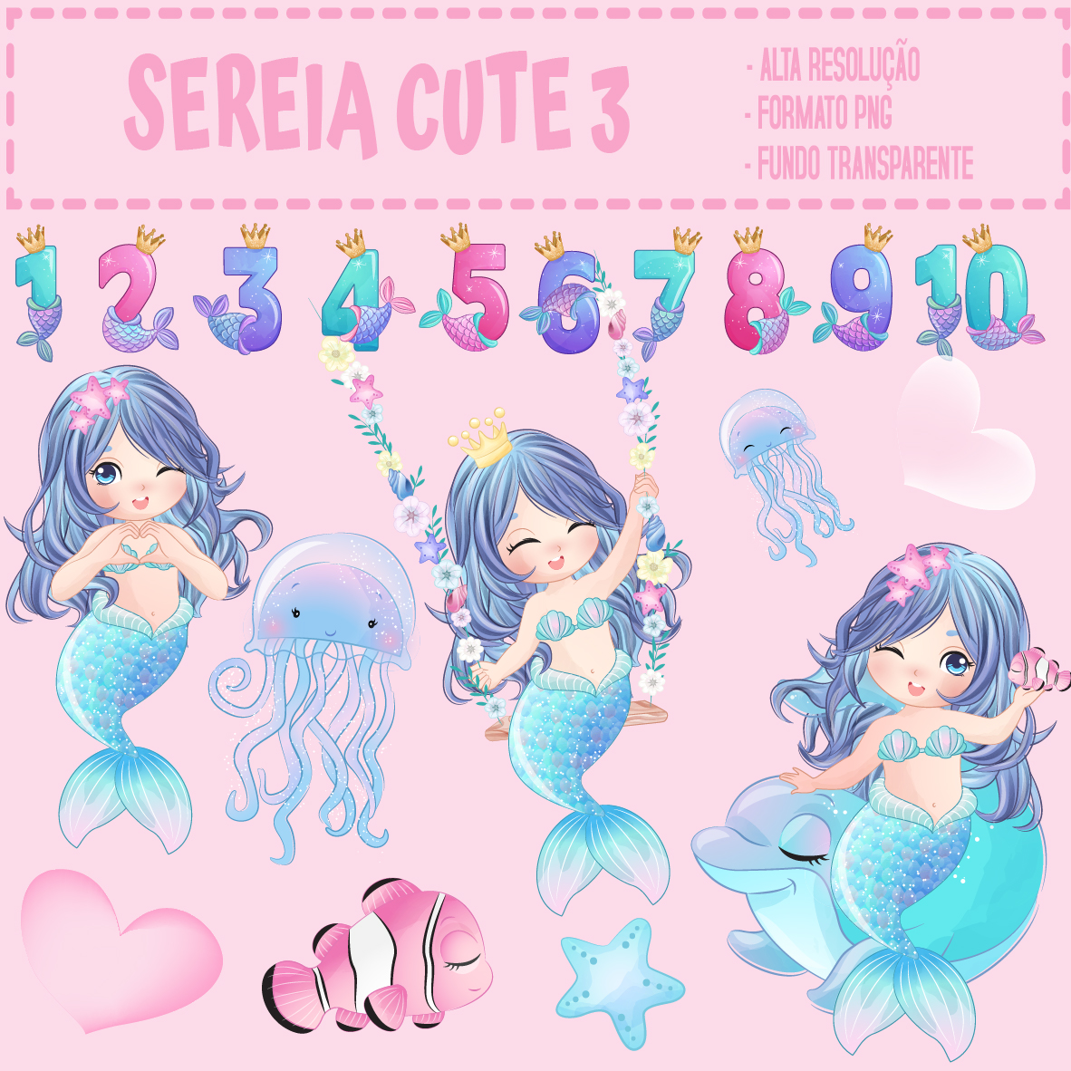 KIT DIGITAL SEREIA CUTE 3