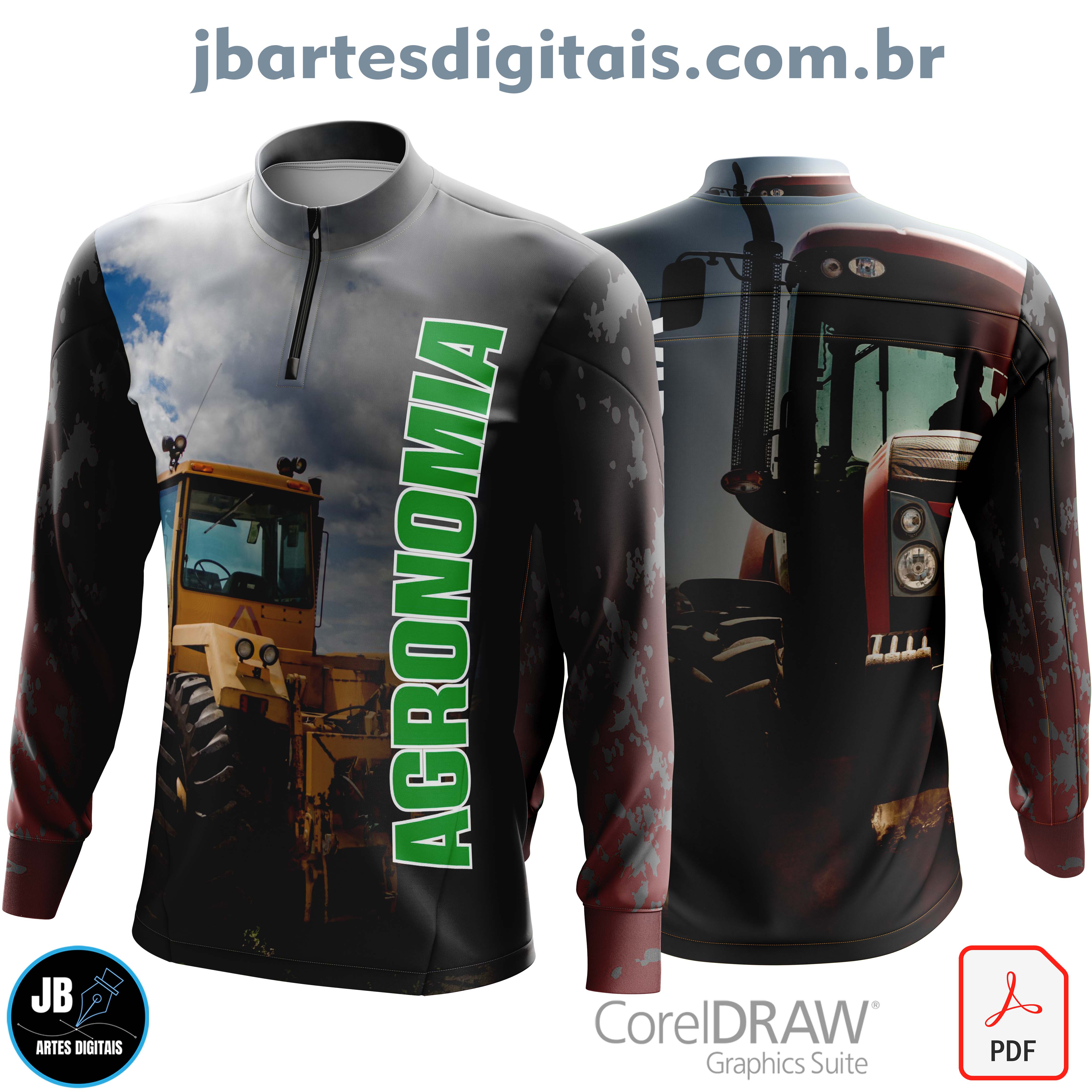 Arte camiseta AGRO - VIDA DE CAMPO