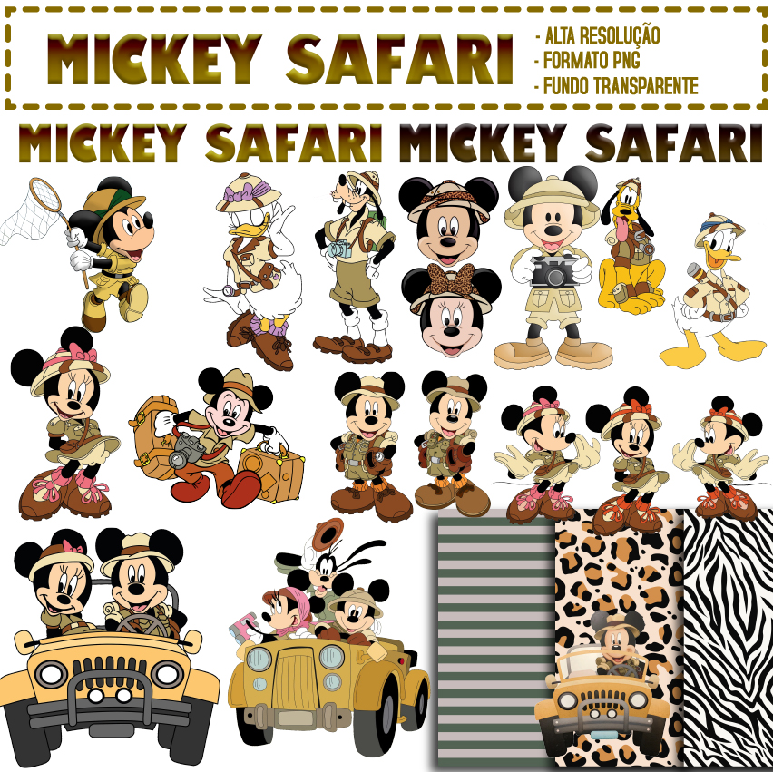 KIT DIGITAL MICKEY SAFARI