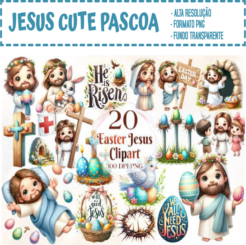 JESUS CUTE PASCOA