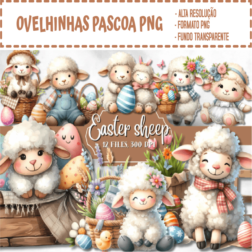 OVELHINHAS PASCOA PNG