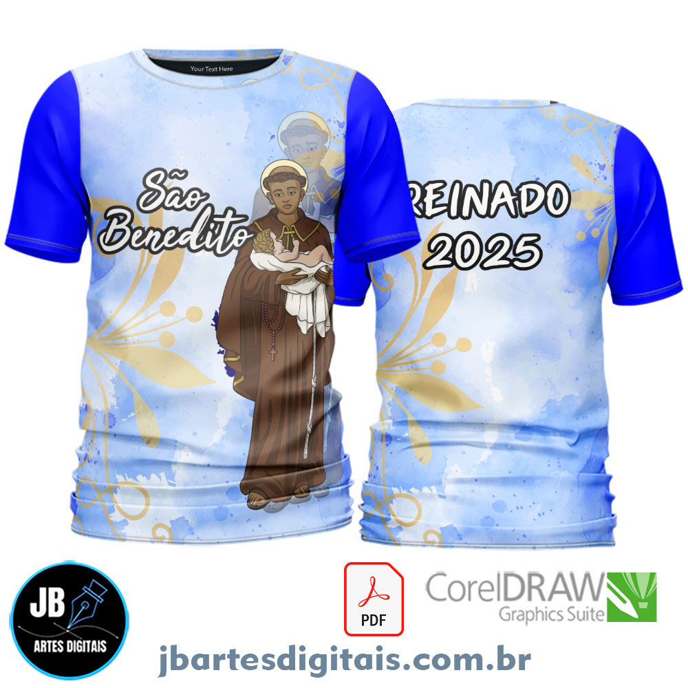 Arte camiseta SAO BENEDITO
