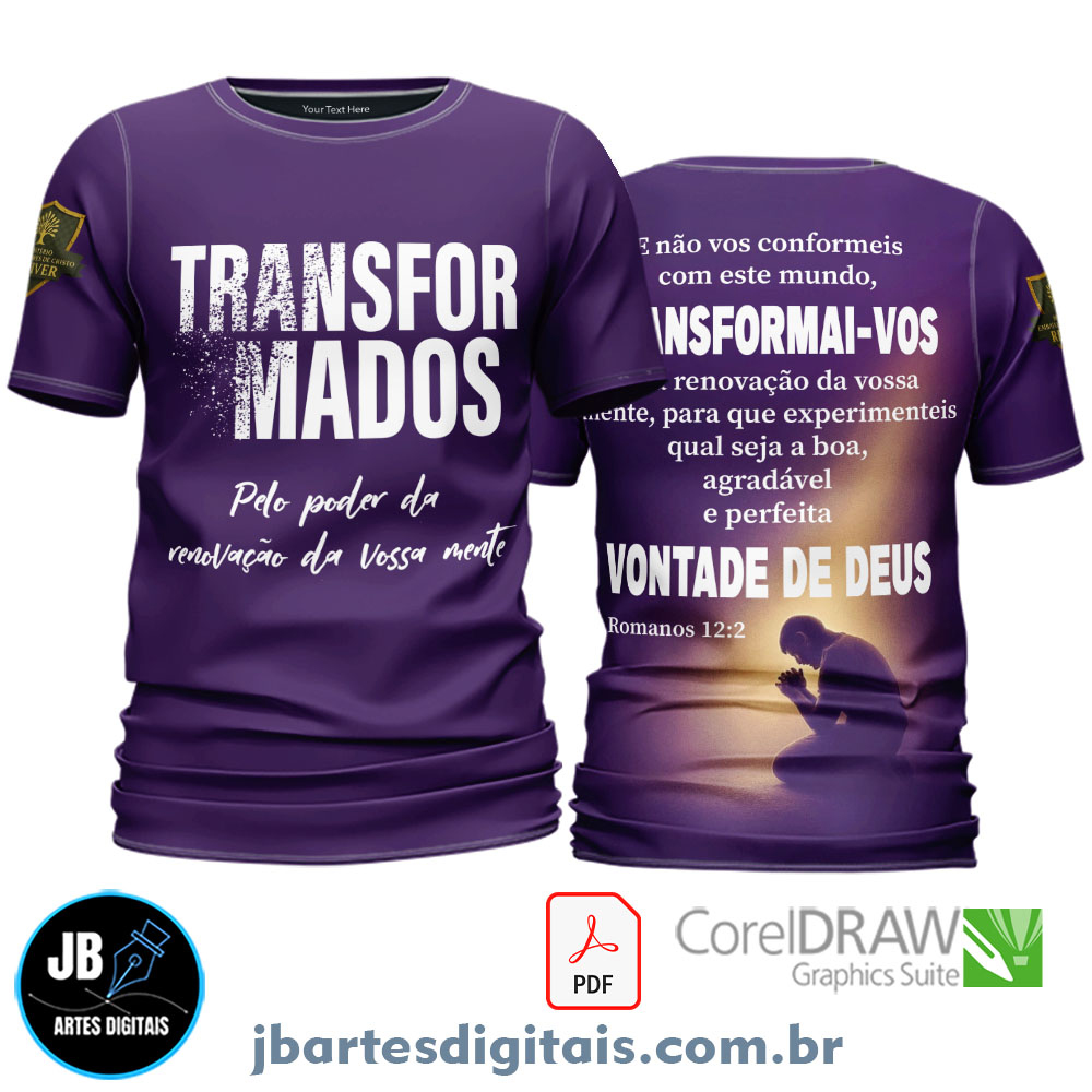 Arte camiseta TRANSFORMADOS