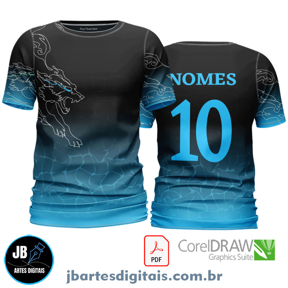 Arte camiseta Interclasse Sublimação Total (LOBO CONCEPT)