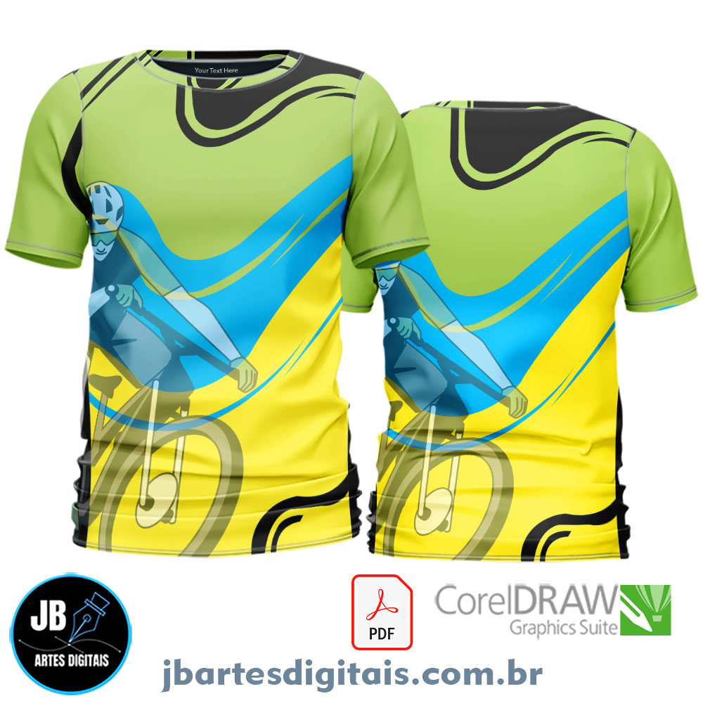 Arte Ciclismo Sublimação Total (BIKE 1)