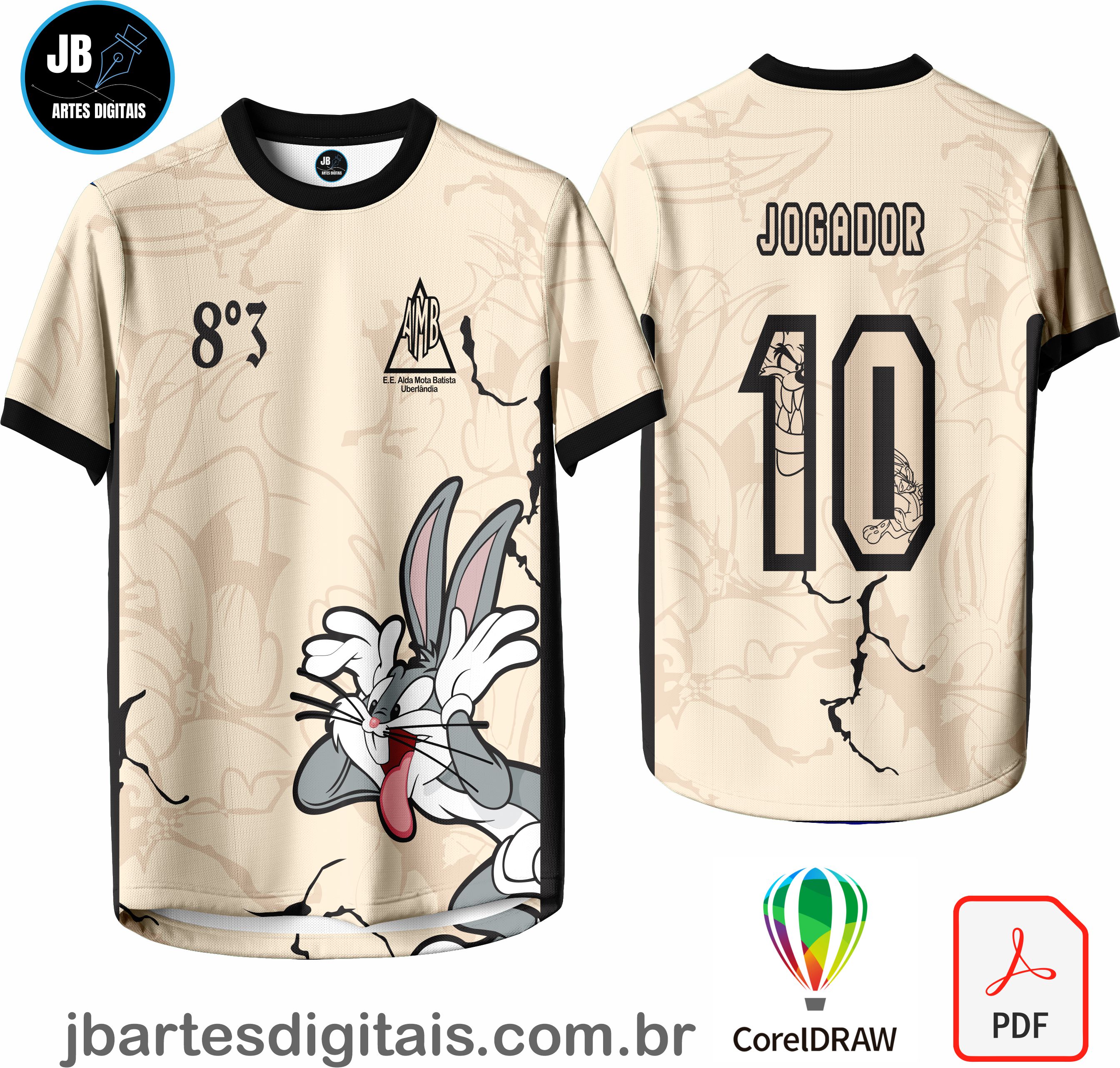 Arte camiseta Interclasse Sublimação Total (PERNALONGA)