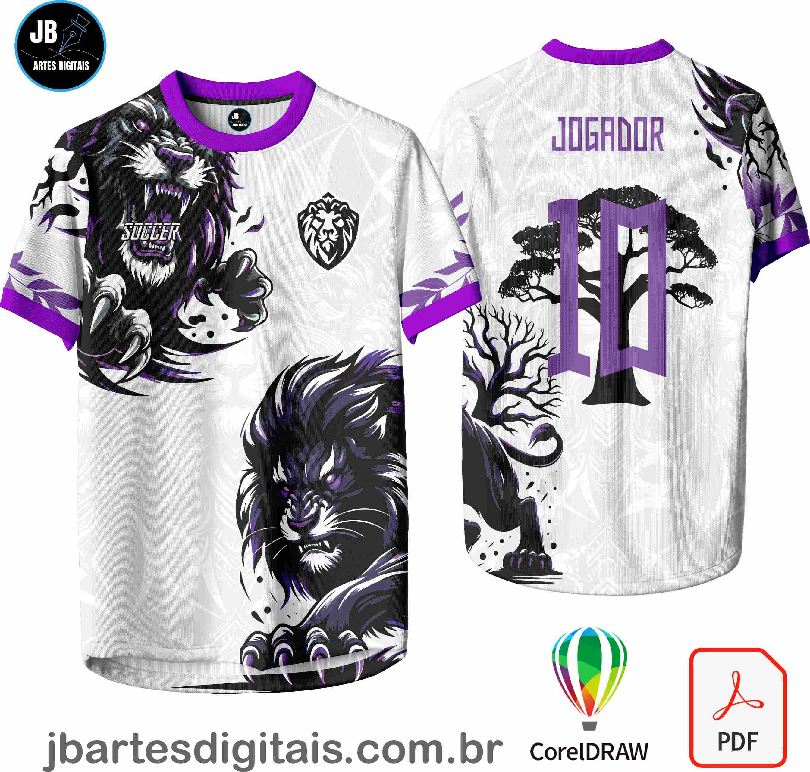 Arte camiseta Interclasse Sublimação Total (Interclasse 478 Leão)