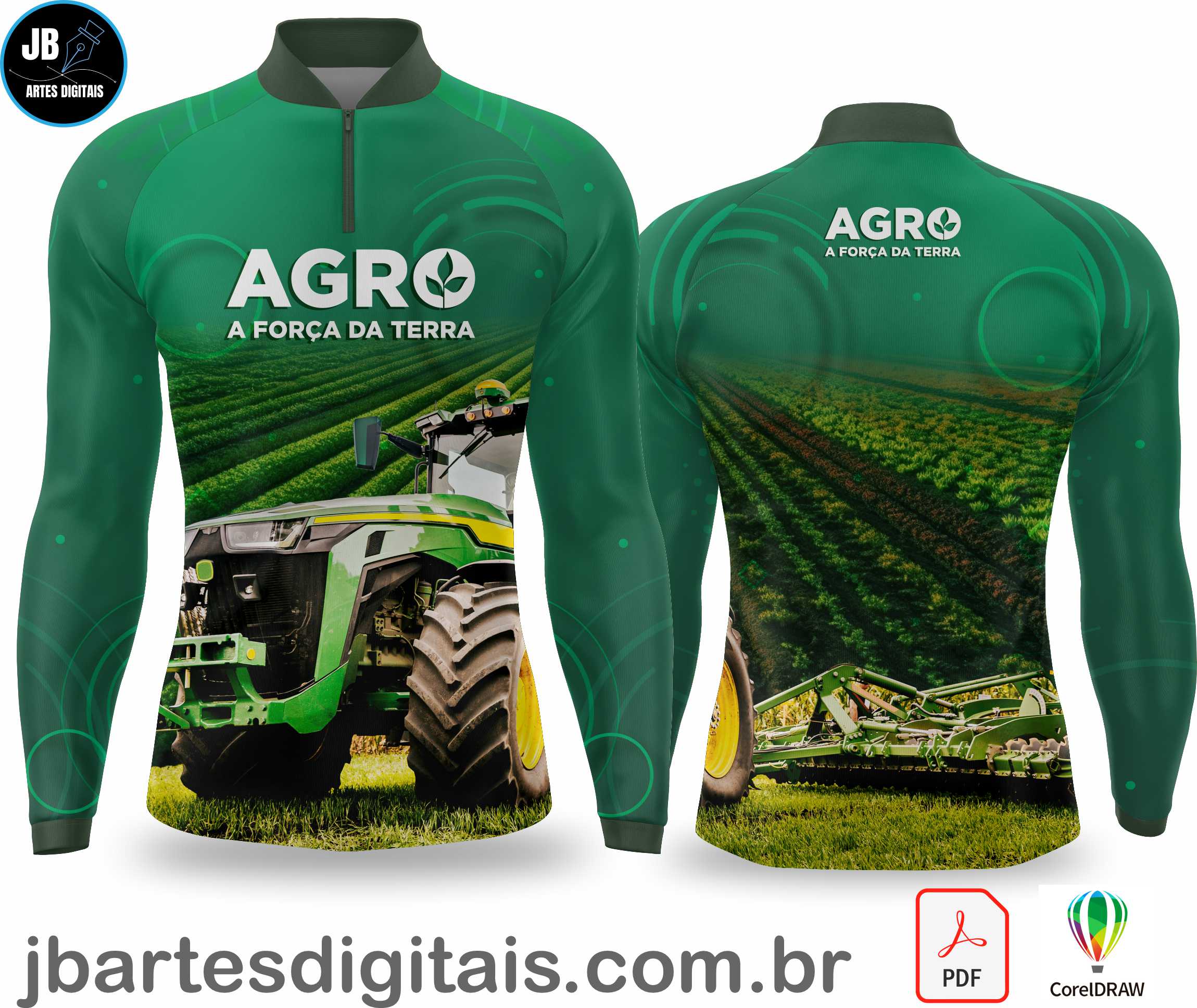 Arte camiseta AGRO - AGRO - CAMISA 001