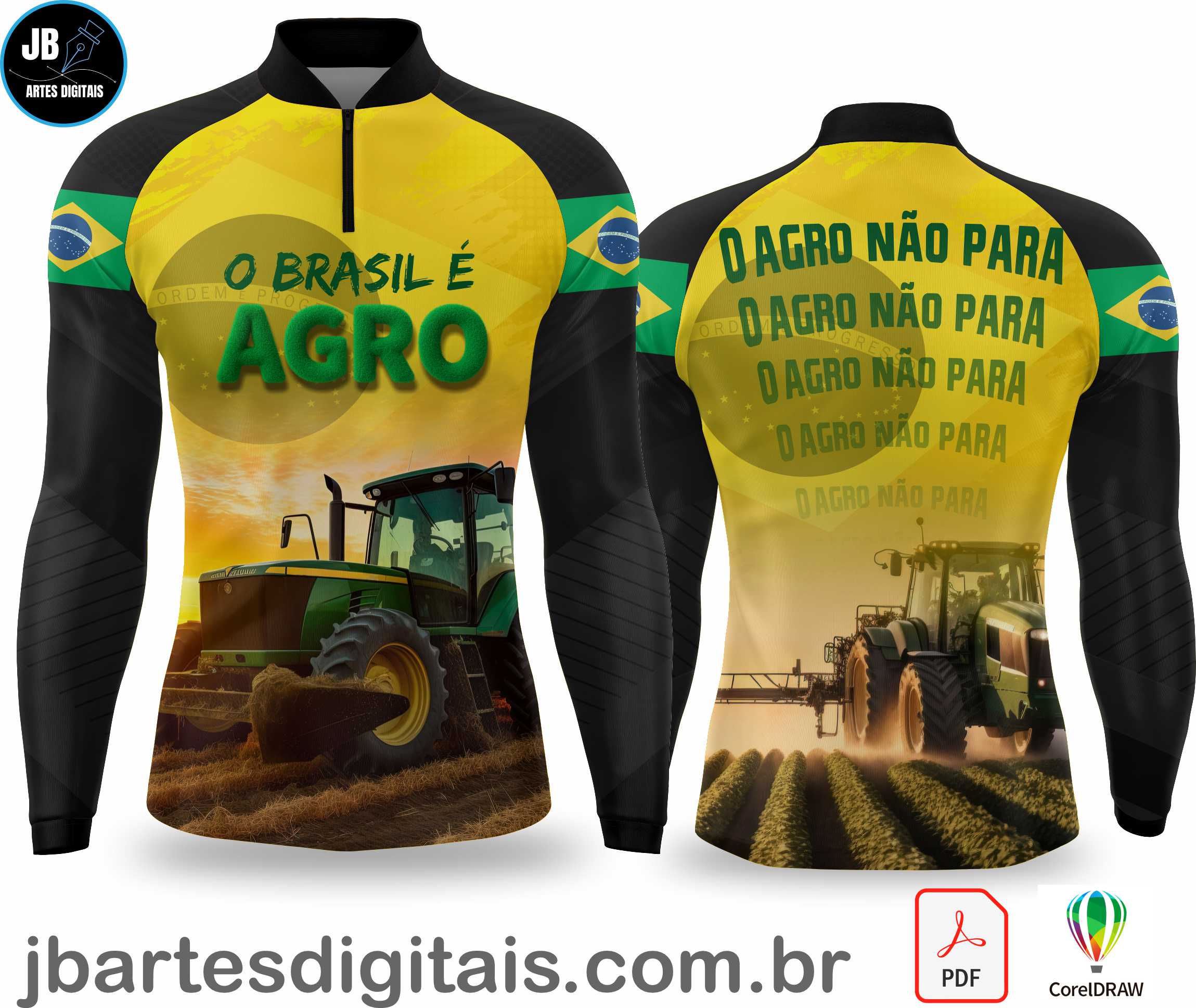 Arte camiseta AGRO - AGRO - CAMISA 008