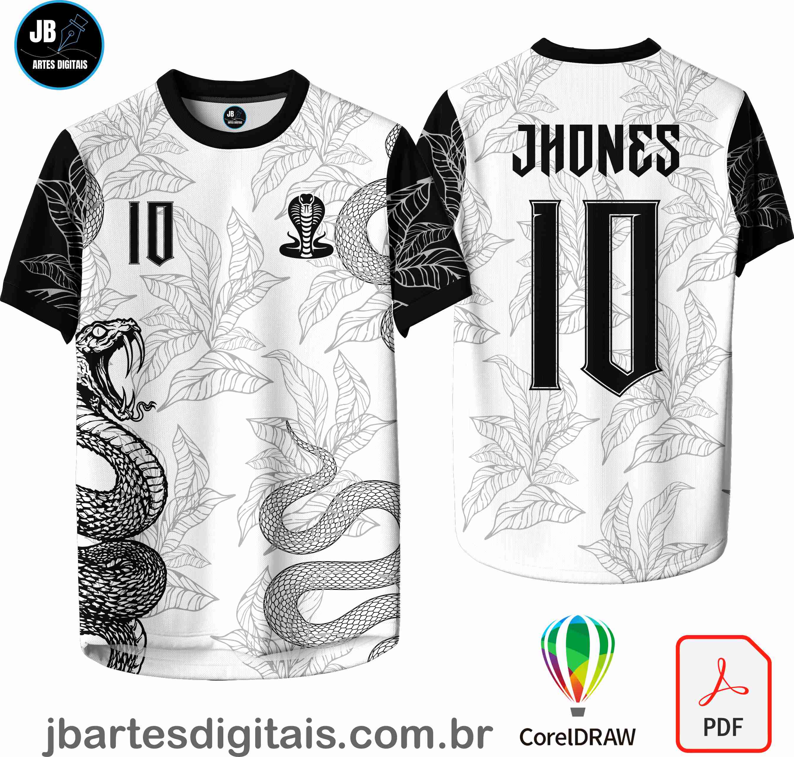 Arte camiseta Interclasse Sublimação Total (INTERCLASSE COBRA 07)