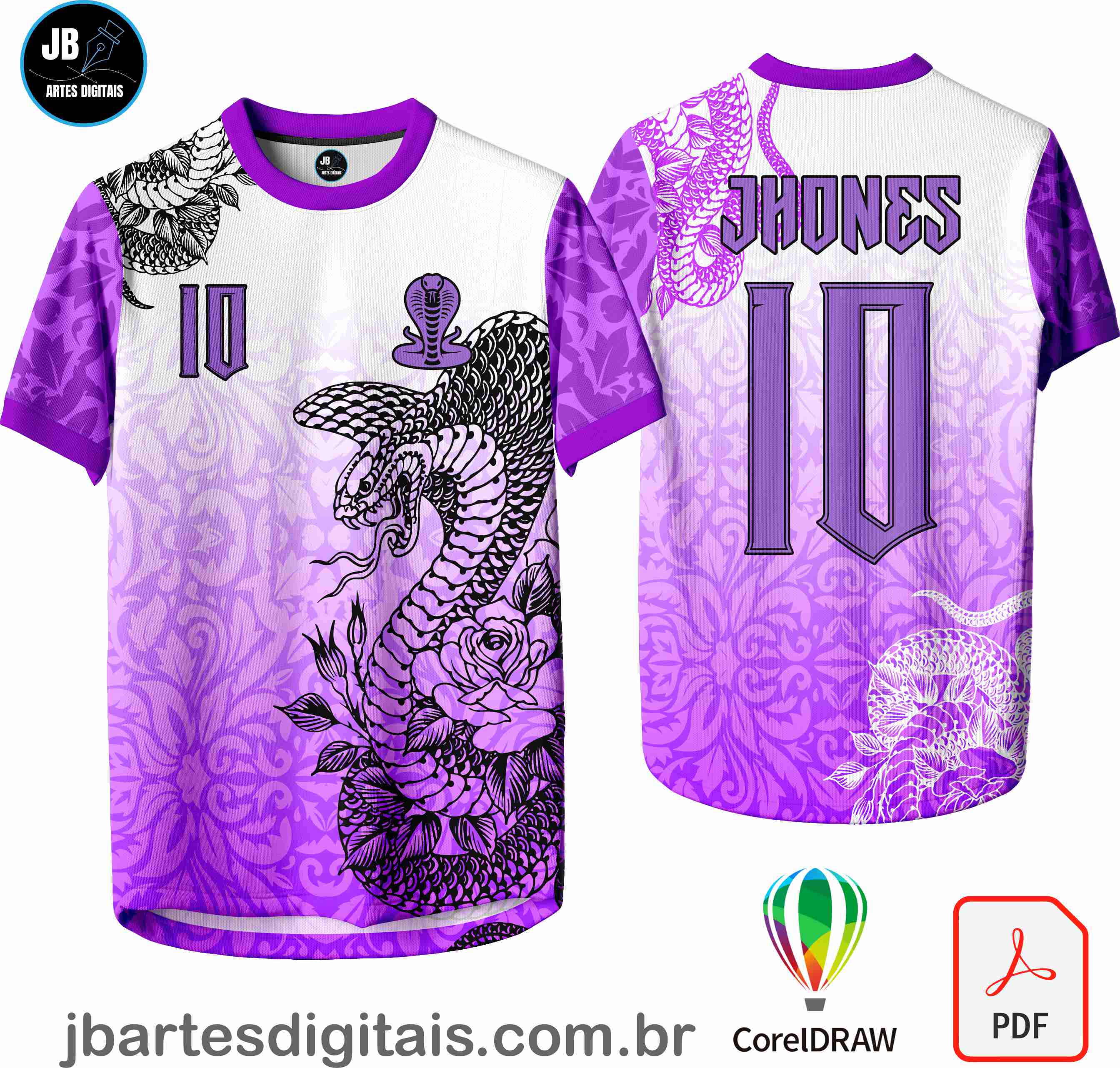 Arte camiseta Interclasse Sublimação Total (INTERCLASSE COBRA 09)