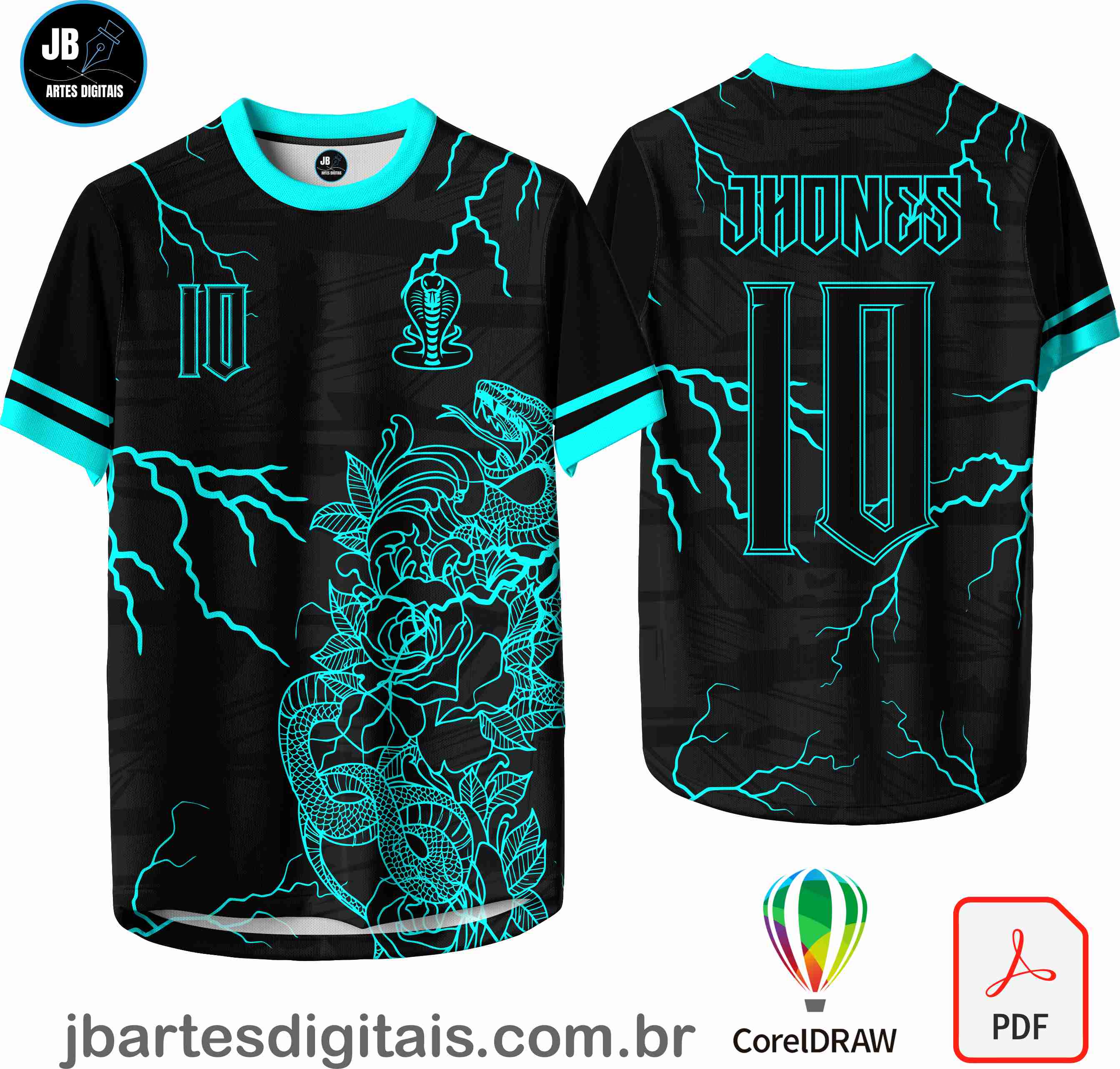 Arte camiseta Interclasse Sublimação Total (INTERCLASSE COBRA 11)