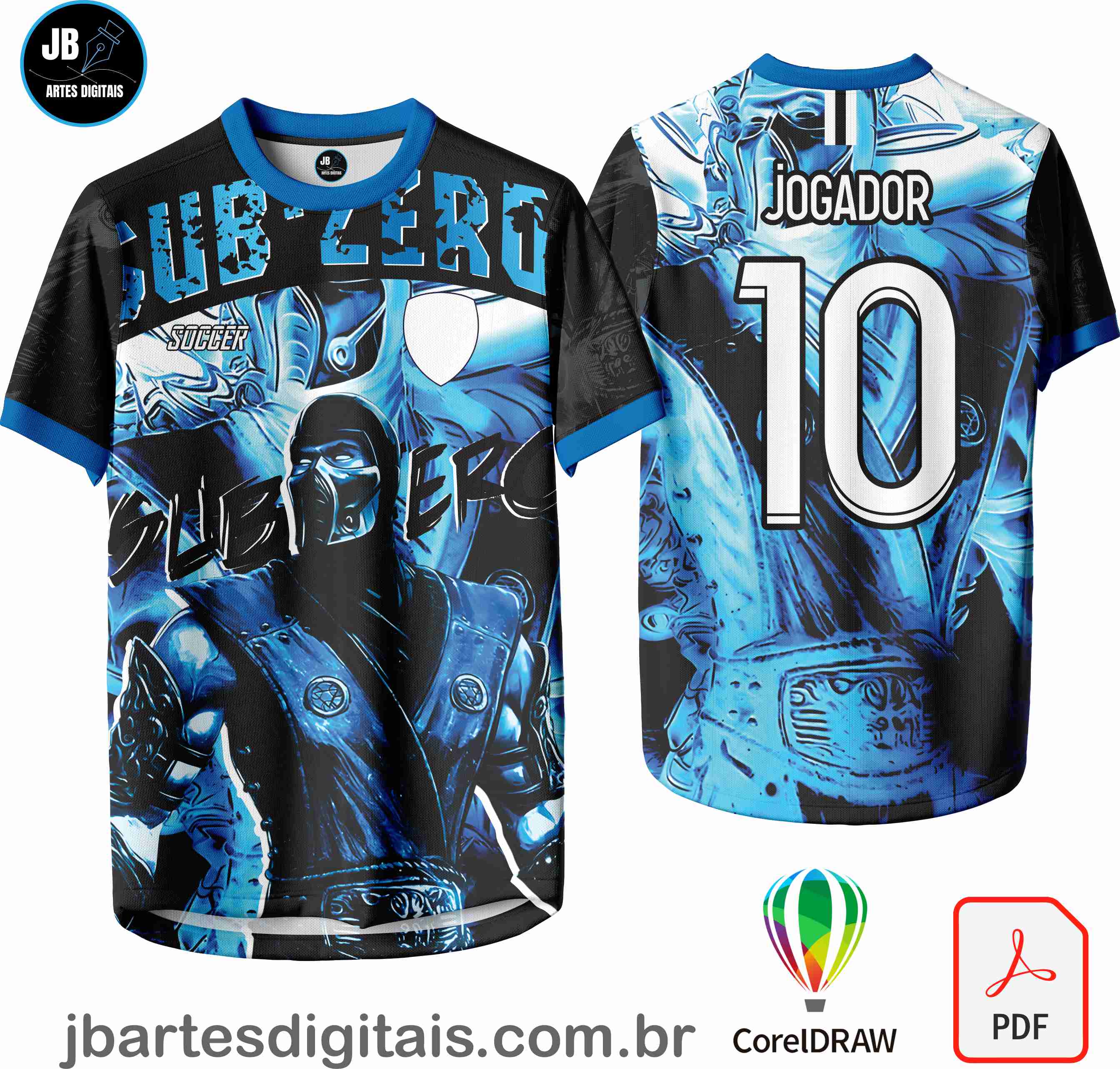 Arte camiseta Interclasse Sublimação Total (Interclasse SUB ZERO 126)