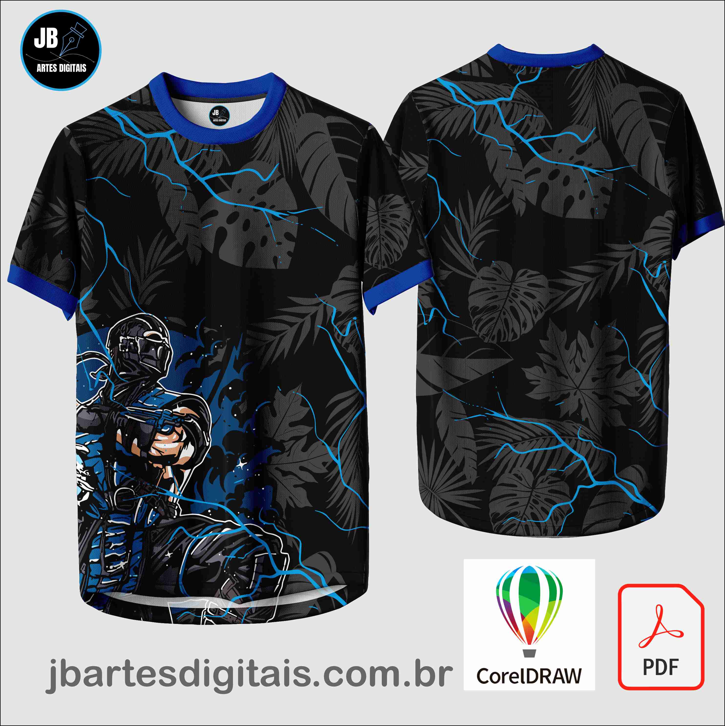 Arte camiseta Interclasse Sublimação Total (INTERCLASSE SUB ZERO 001)