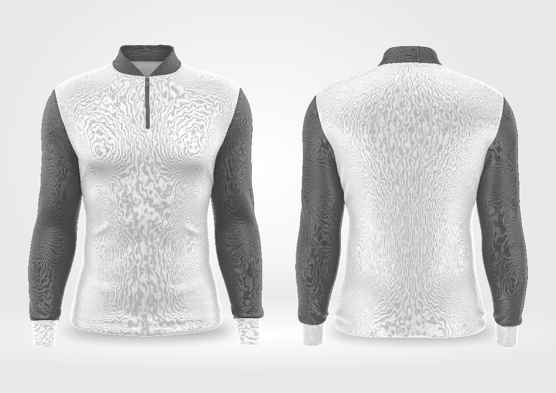 MOCKUP EDITÁVEL FORMATO COREL DRAW (FRENTE E VERSO - Camisa Pesca Manga Longa)