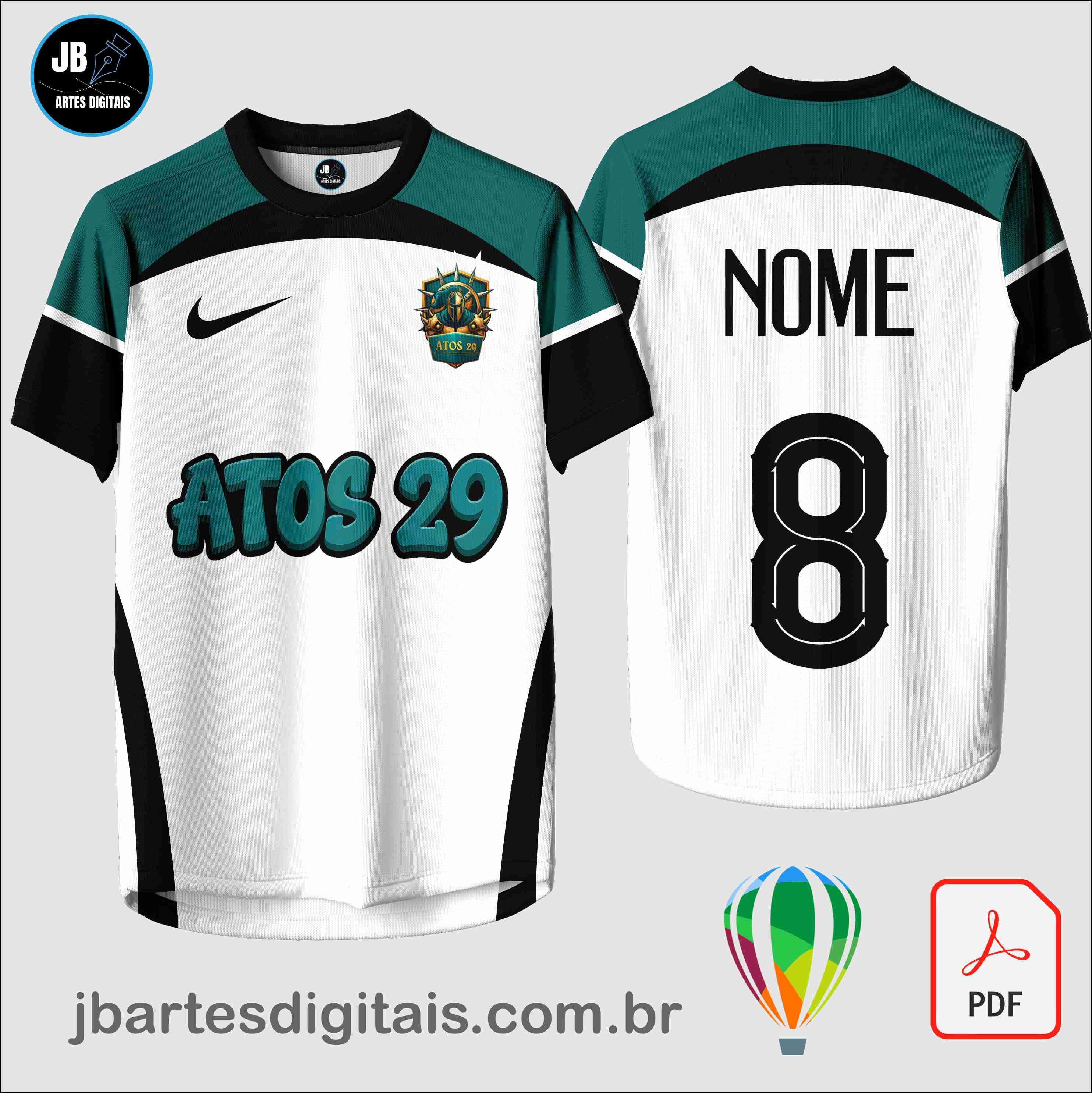 Arte camiseta Sublimação Total (LINEAS INTER DE MILAOCONCEPT)