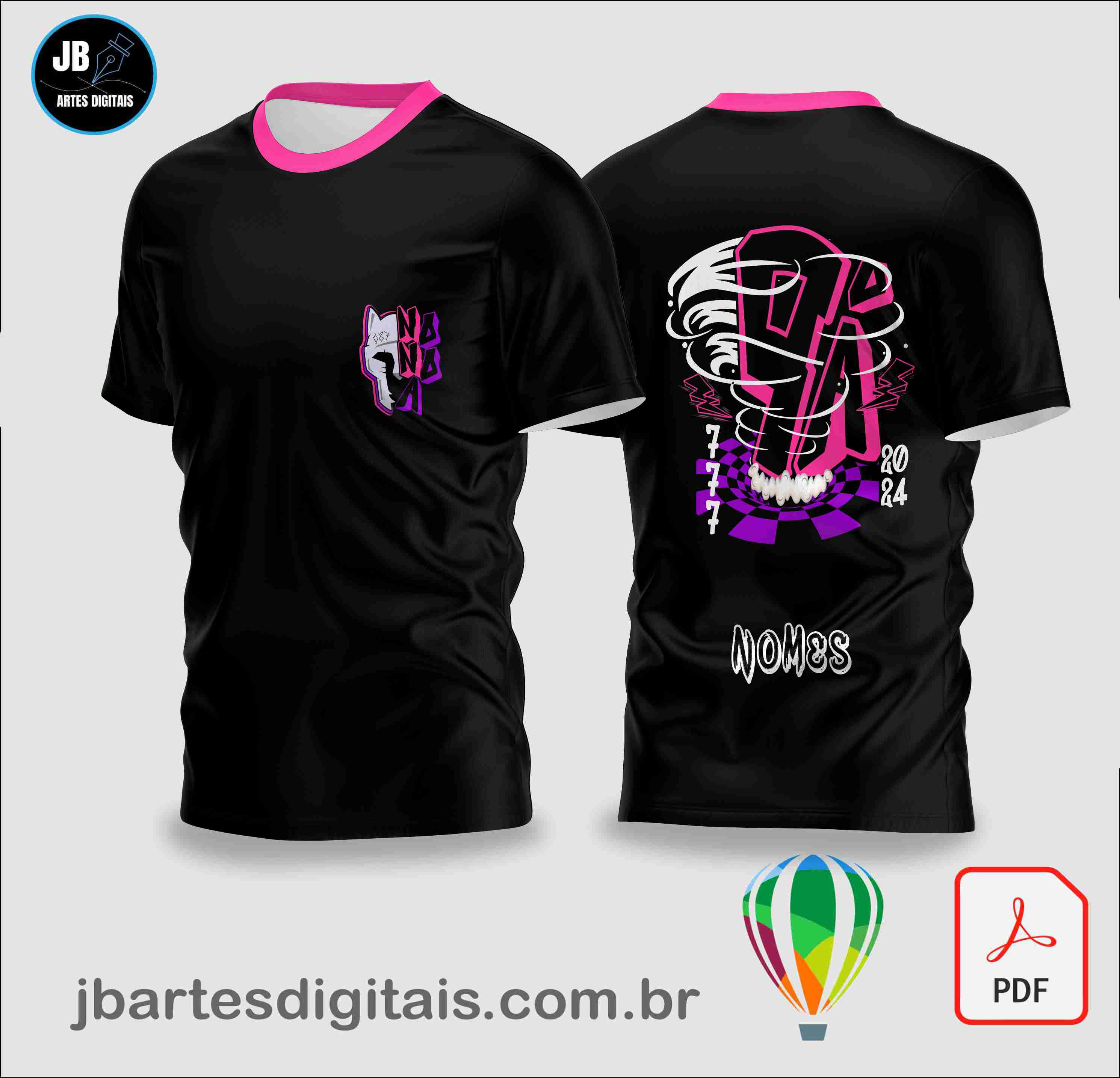 Arte Camisa Nono Ano Furacao Gladiador