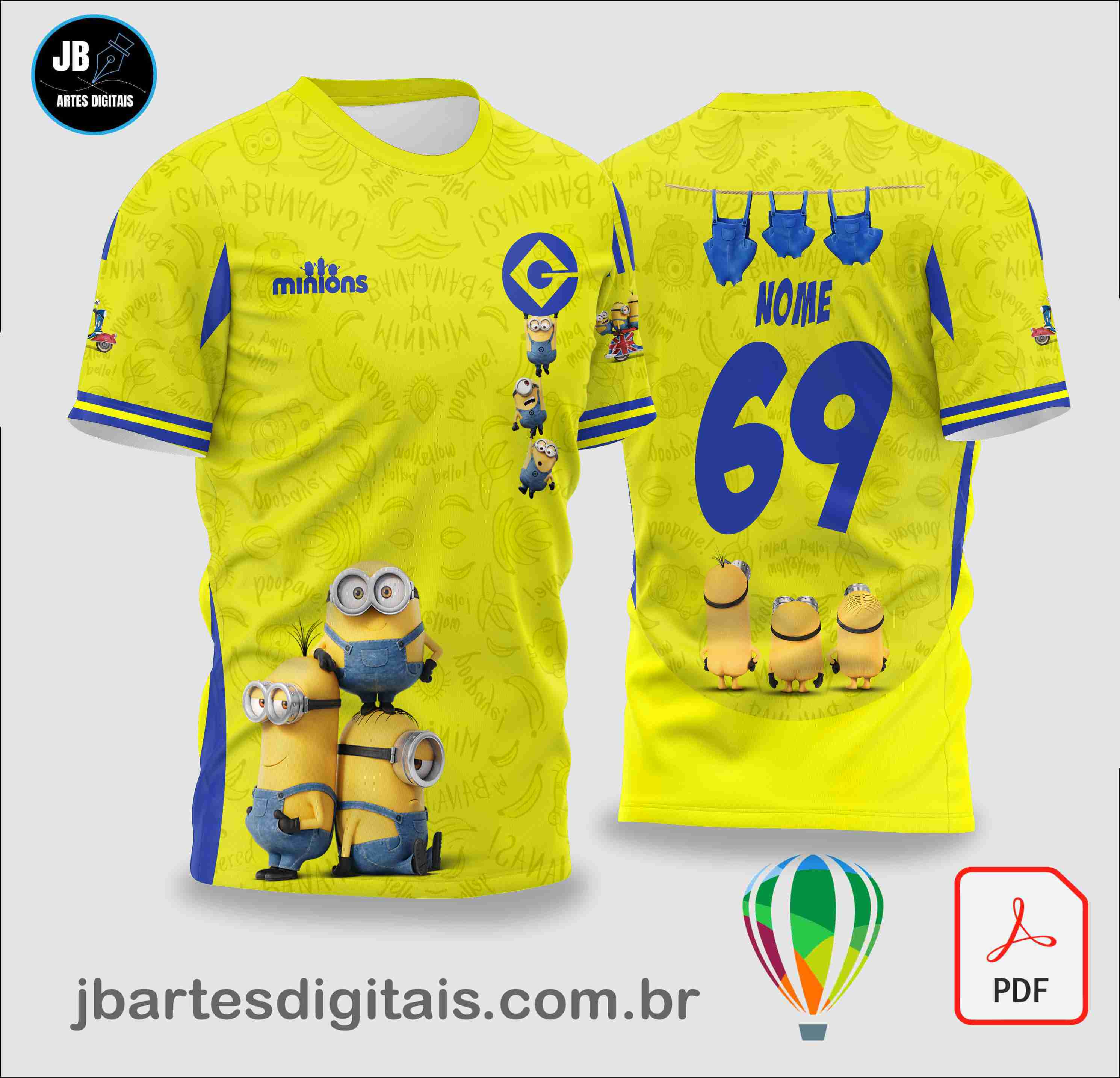 ARTE CAMISA MINIONS