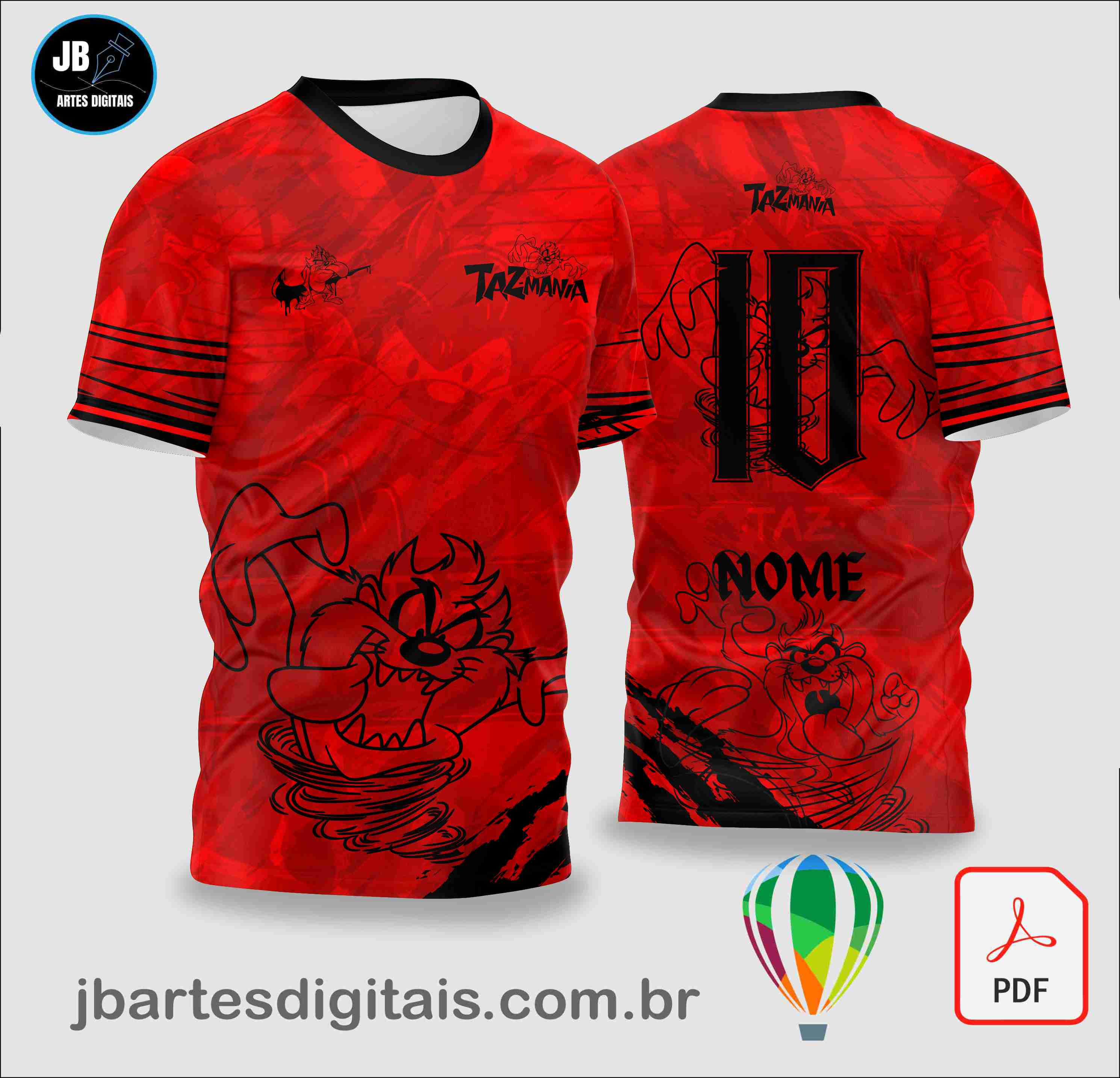 ARTE CAMISA TAZ-MANIA2