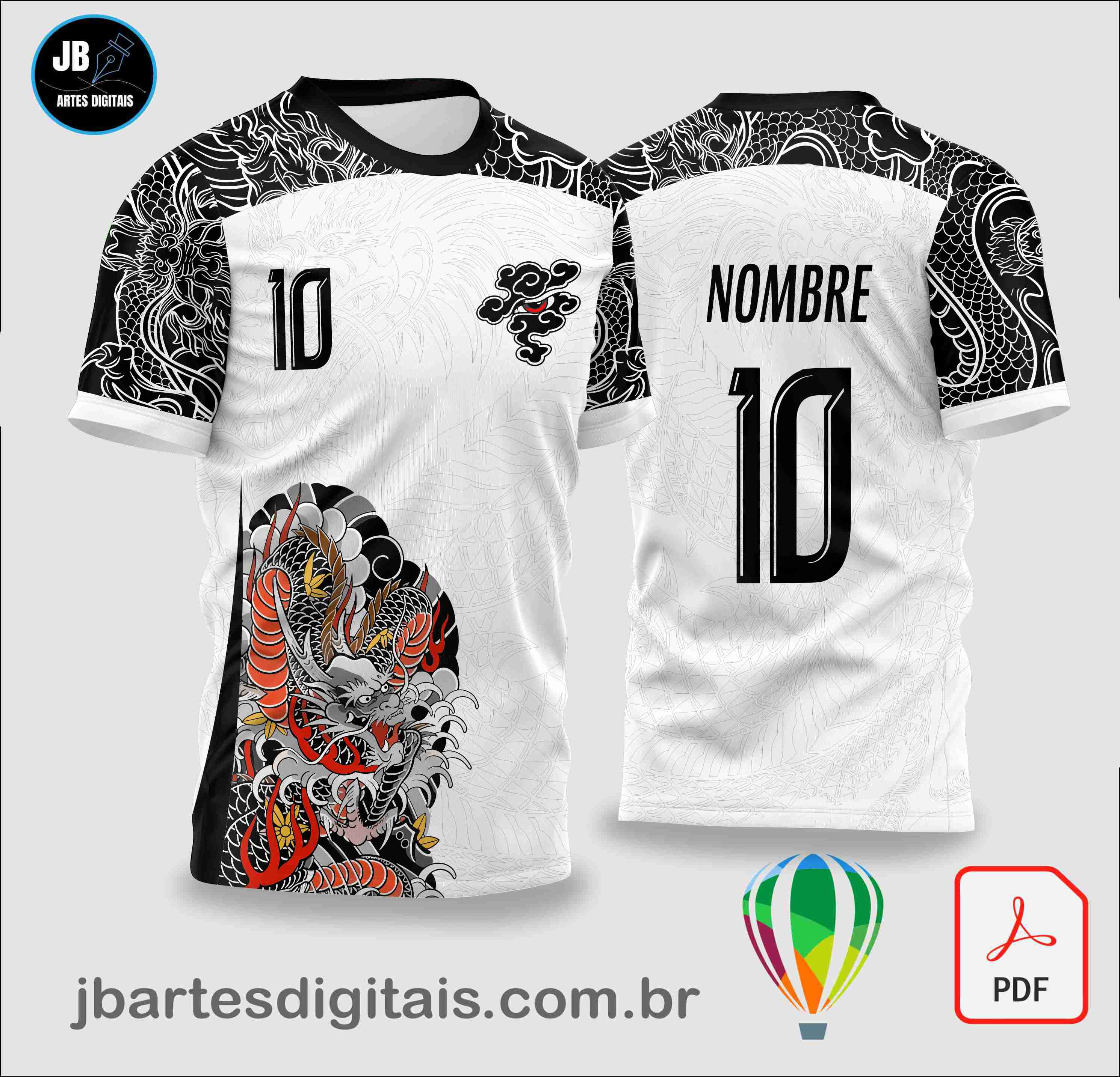 Patter - Dragão Samurai Nuvens 24