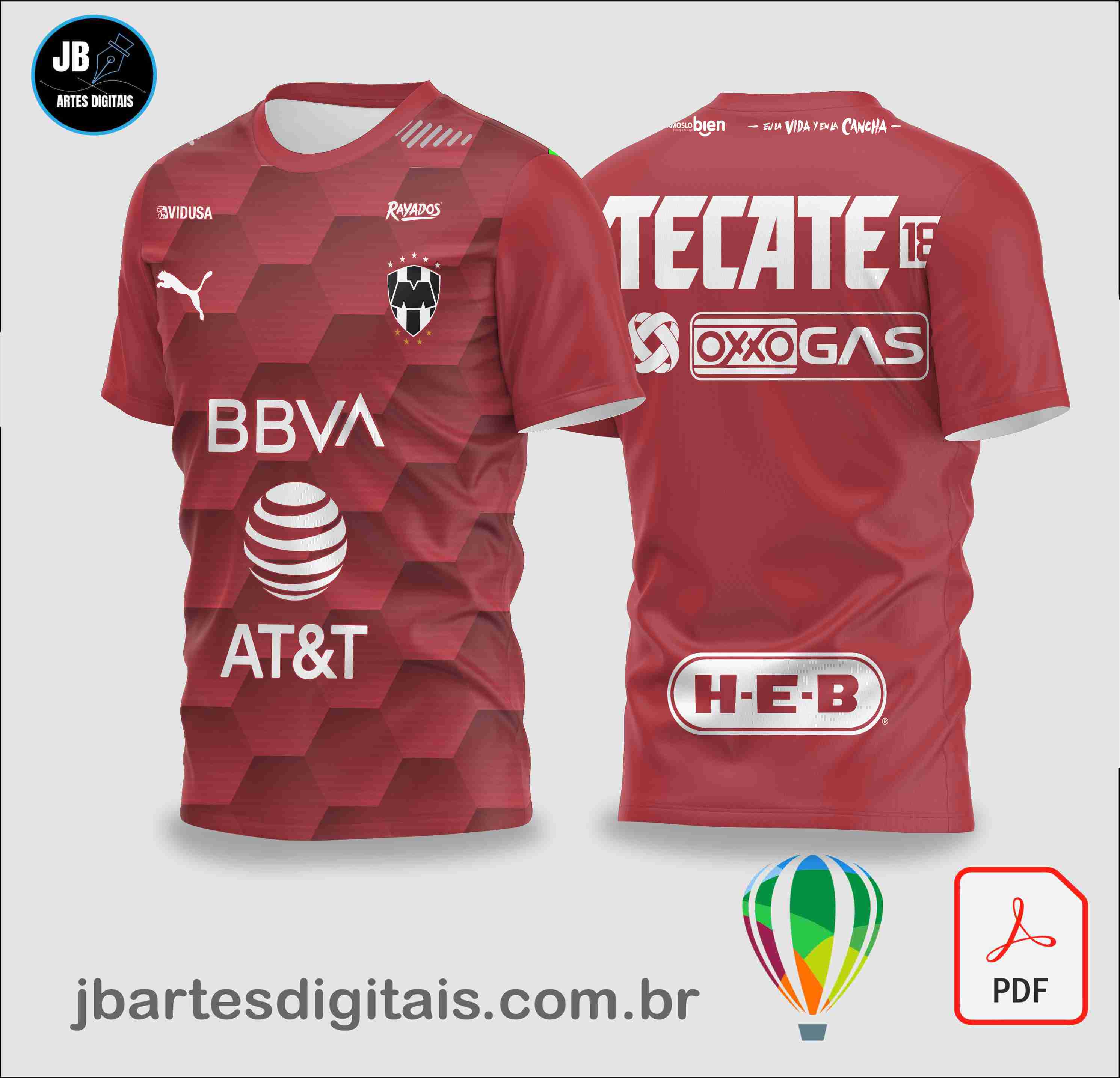 RAYADOS MONTERREY PORTERO 2021-1 (COREL DRAW)