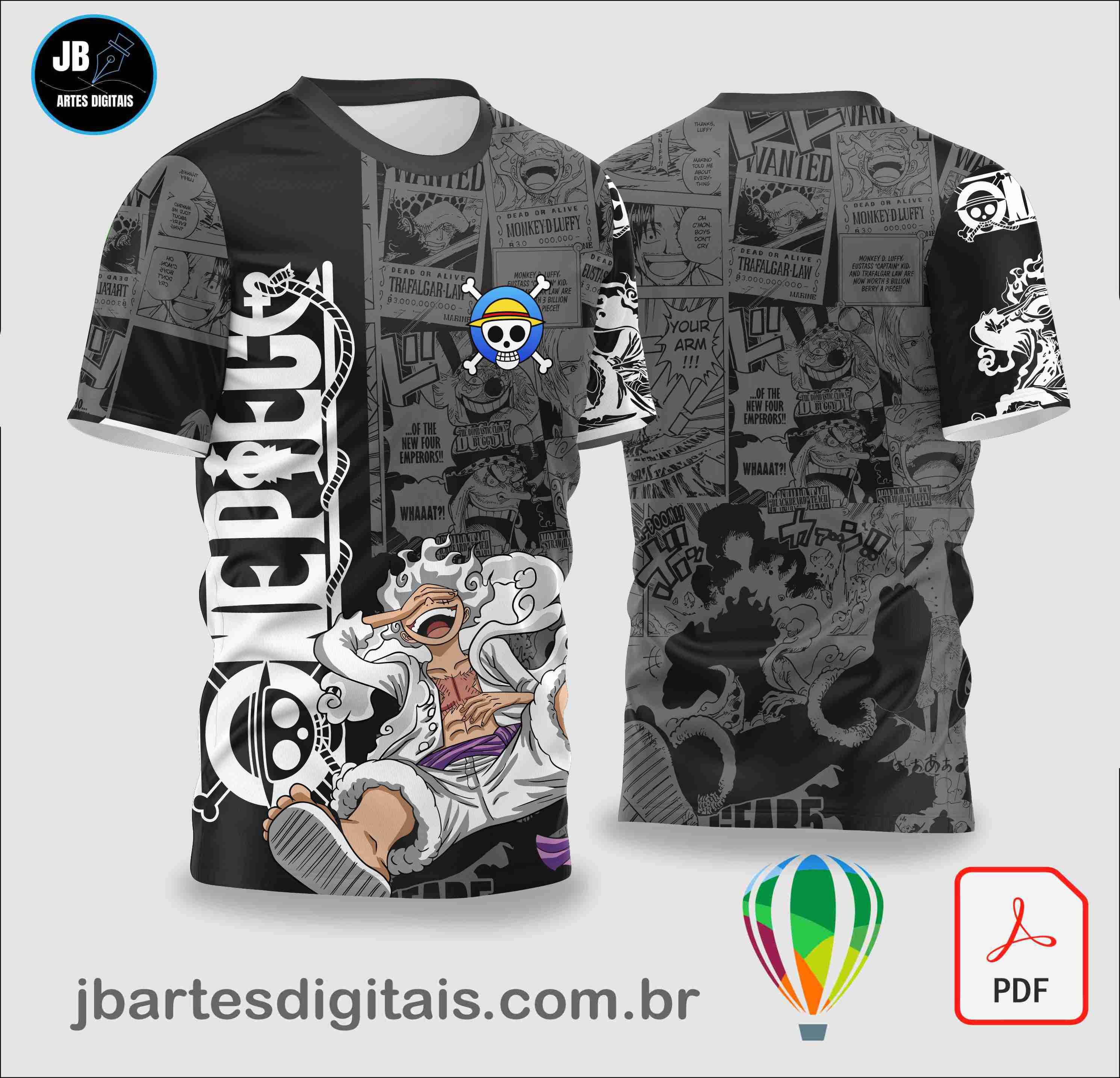 One Piece Black (COREL DRAW)