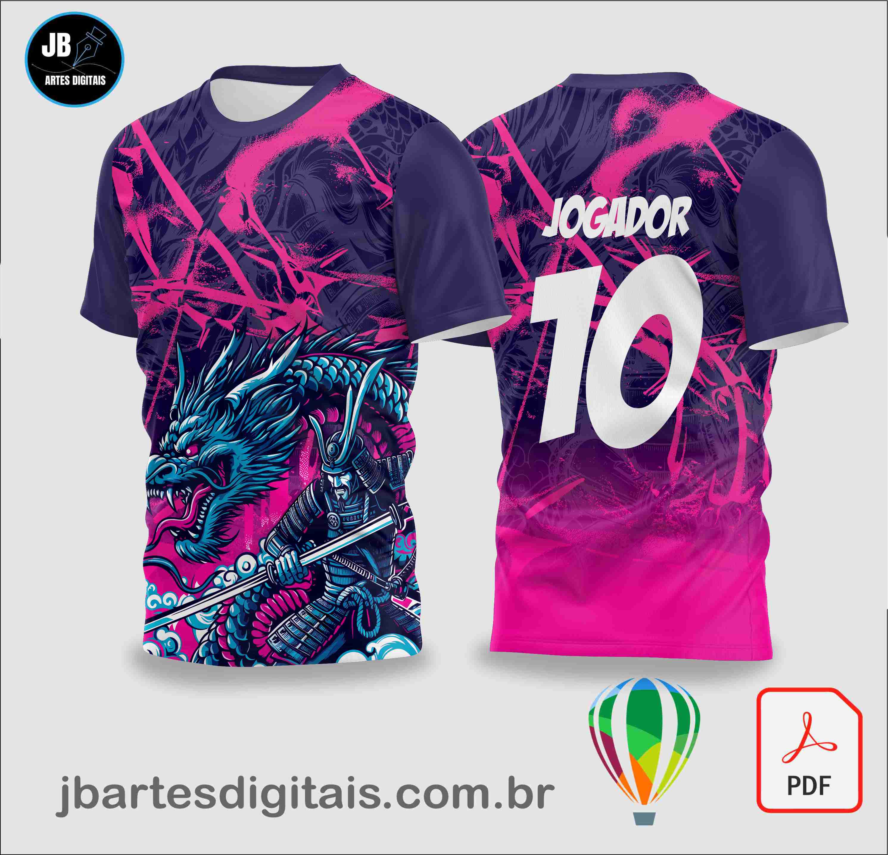 DRAGON Samurai Japones 2026 (COREL DRAW)