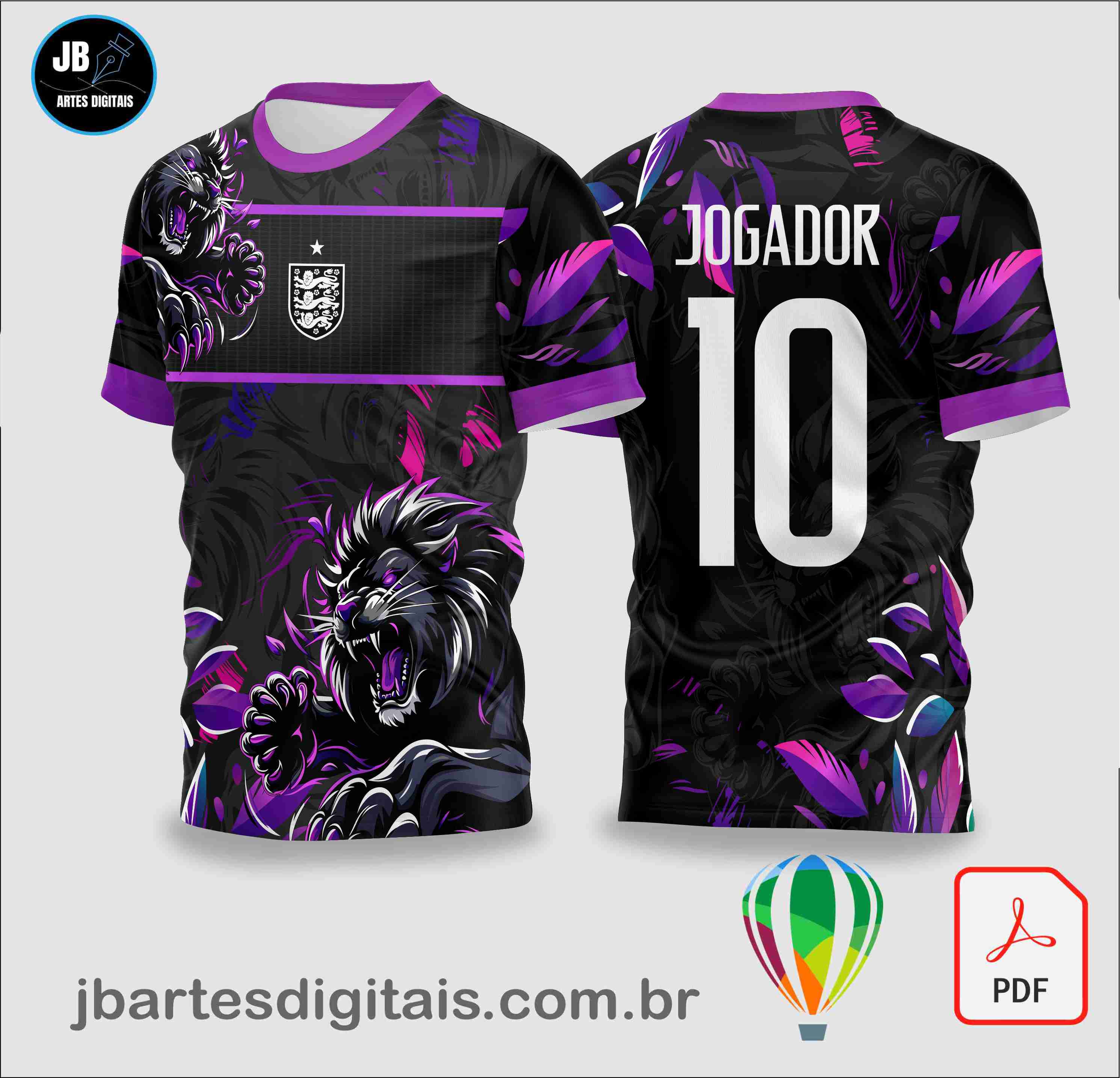 LION PATER 2026 ROXO (COREL DRAW)