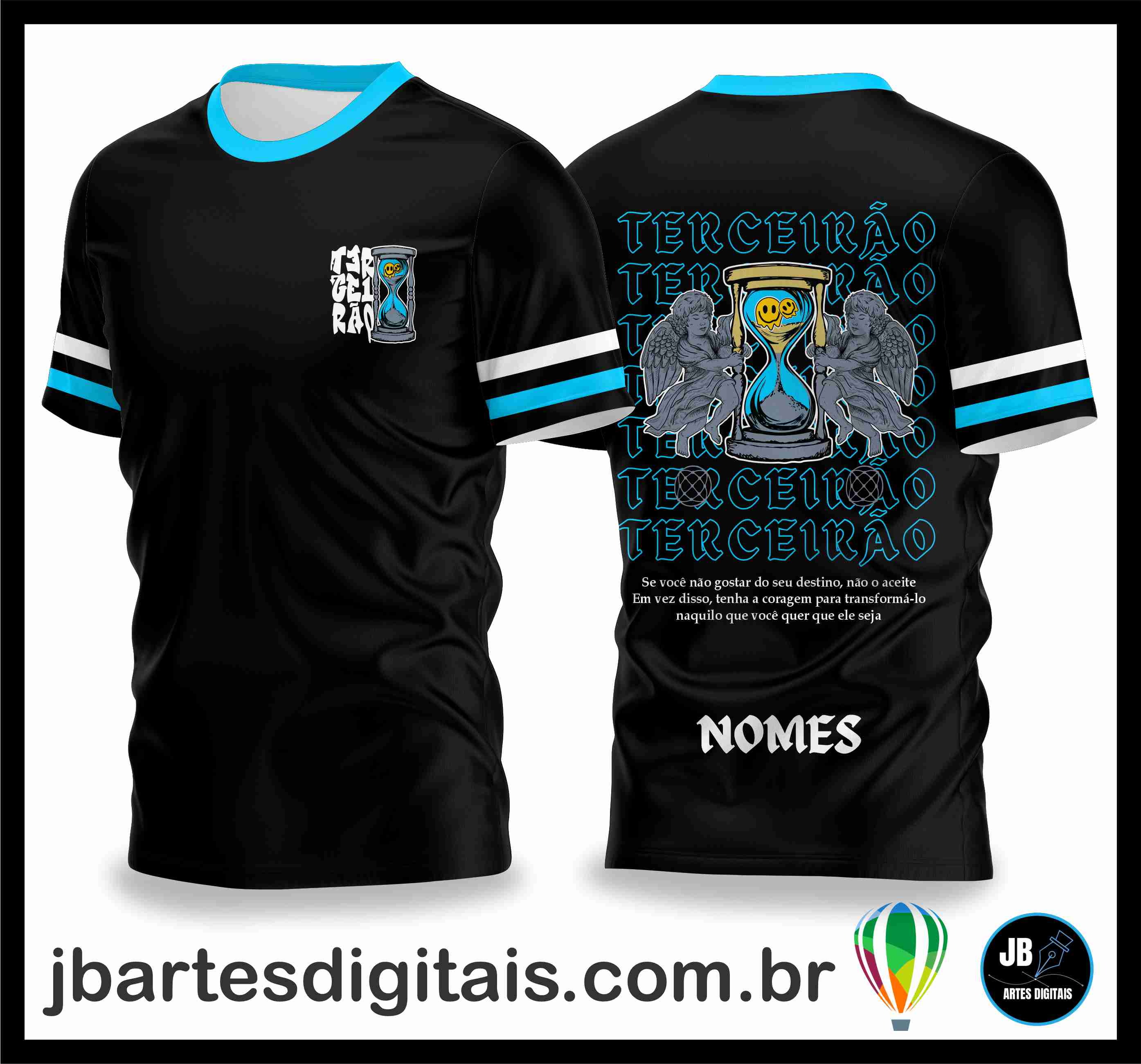 Camisa Terceirao Ampulheta 2026 (COREL DRAW)