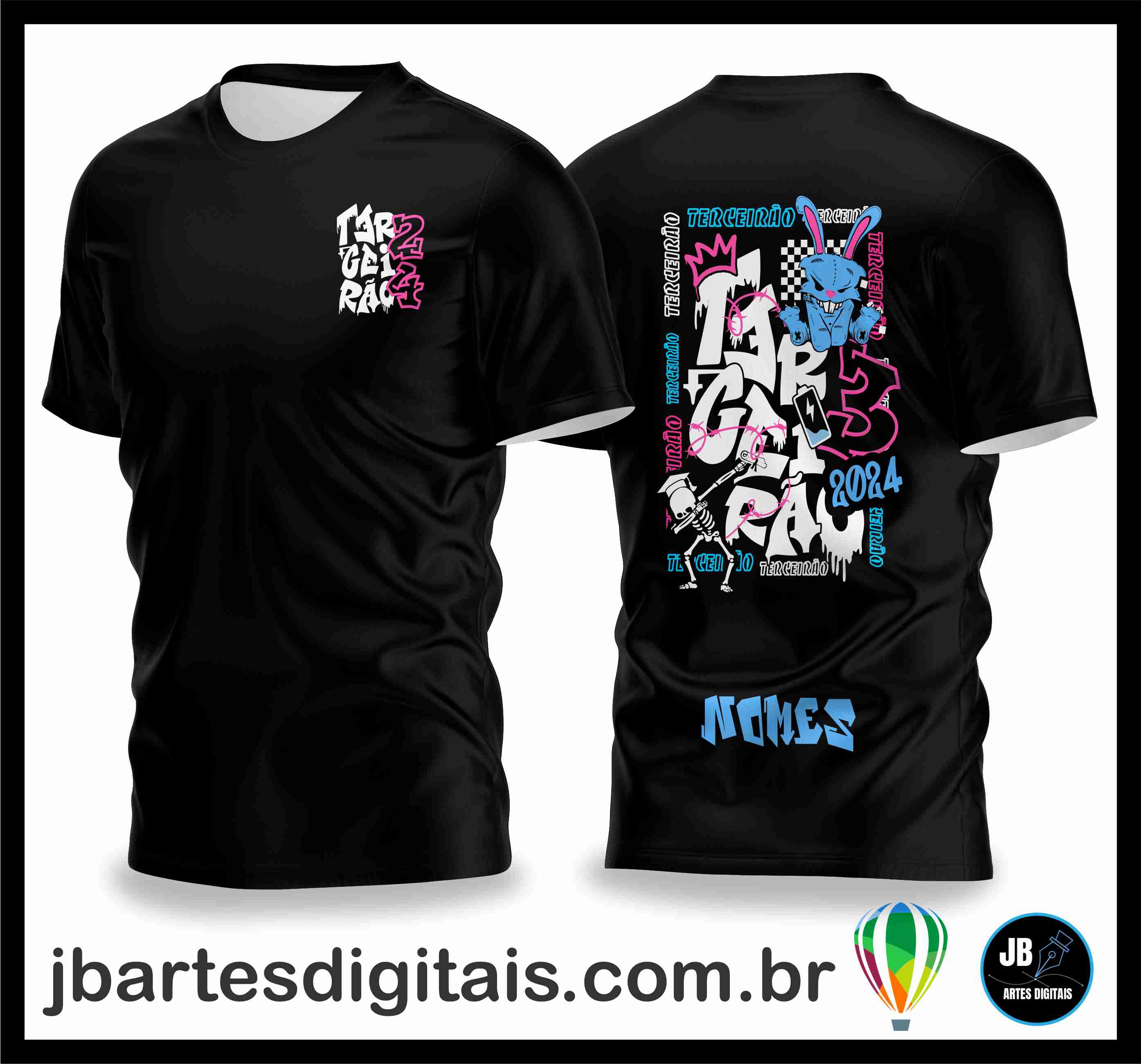 Camisa Terceirao Coelho (COREL DRAW)