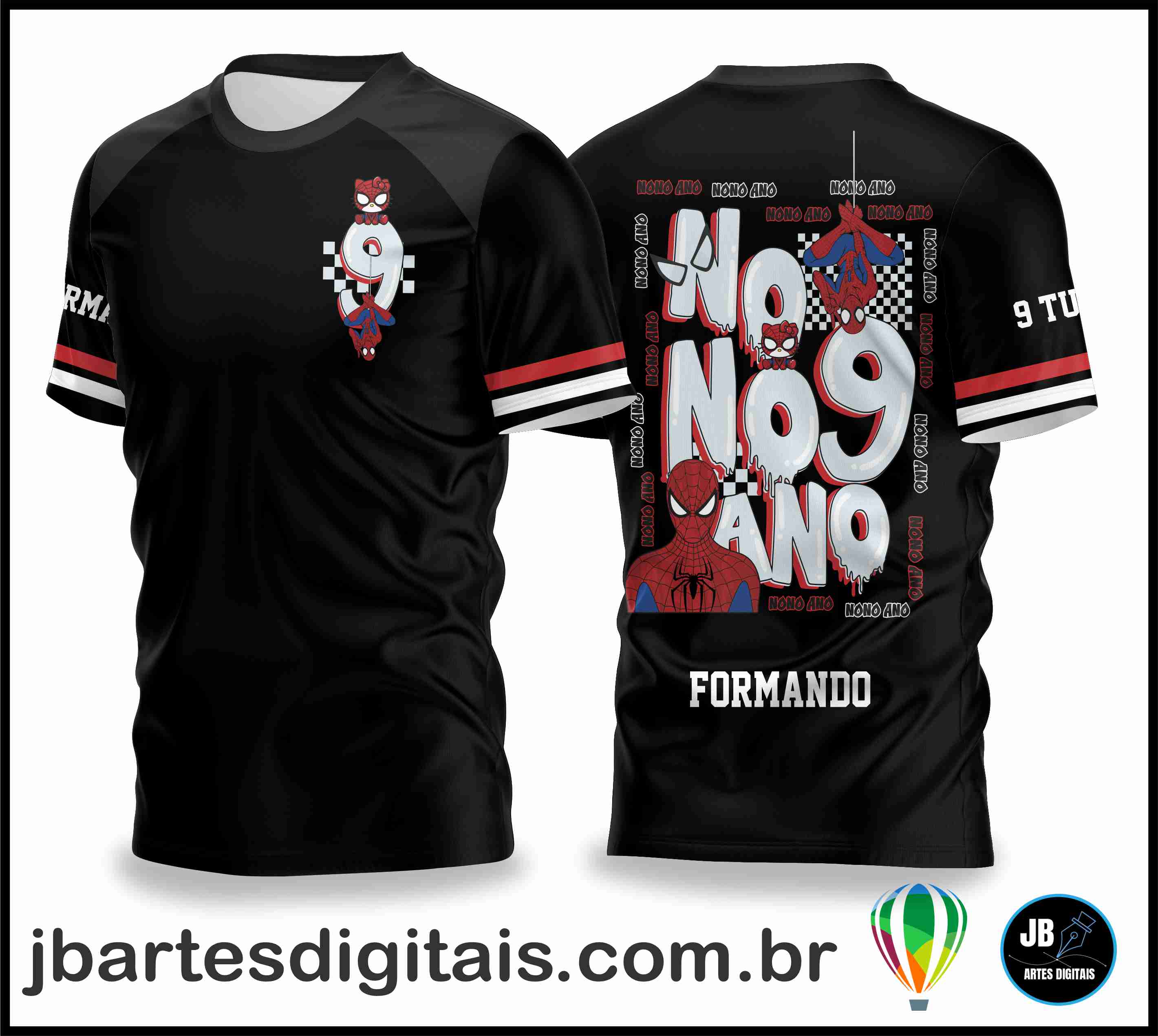 Nono Ano 036 Homem Aranha (COREL DRAW)