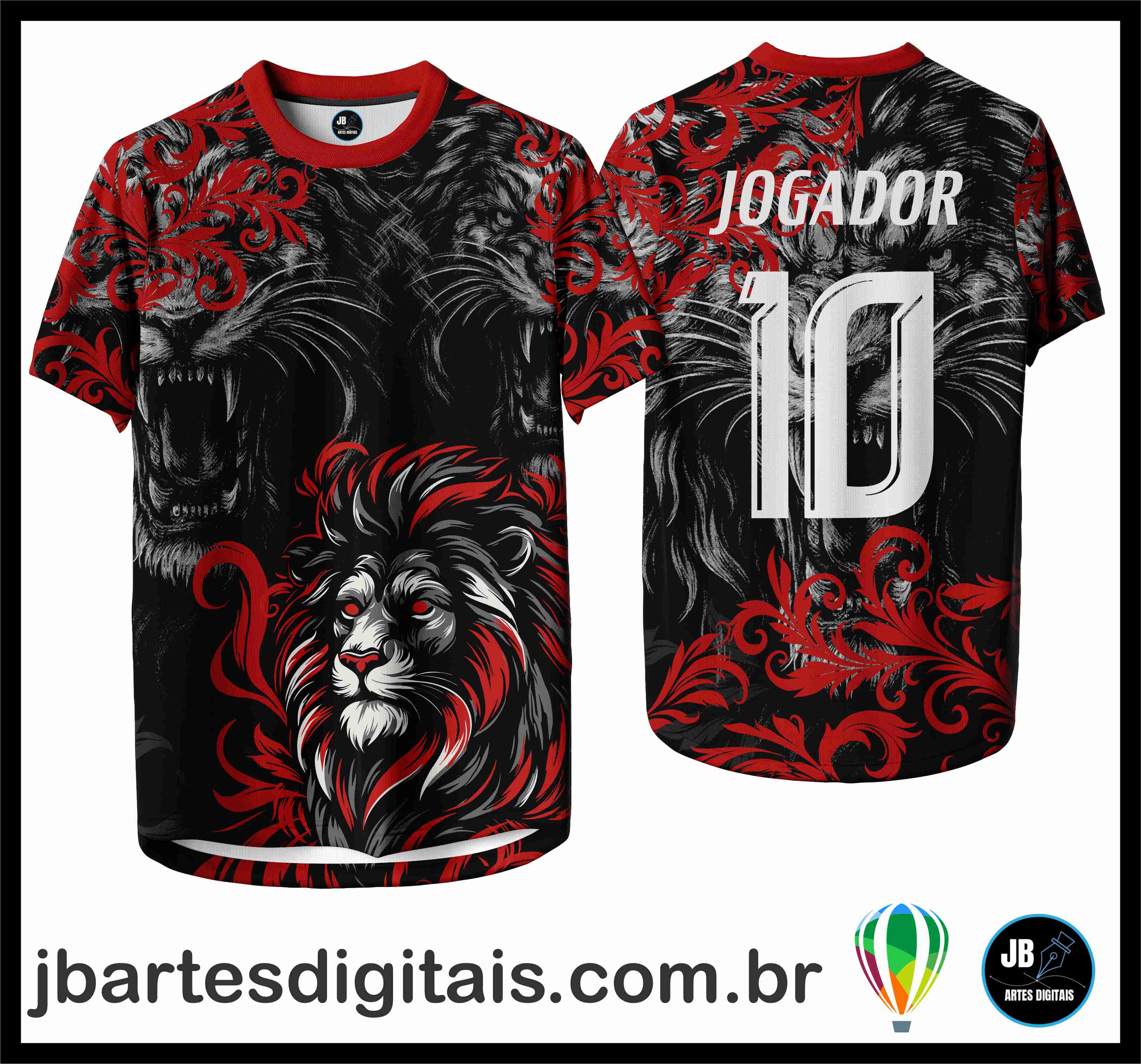 Jersey Leon Red (COREL DRAW)