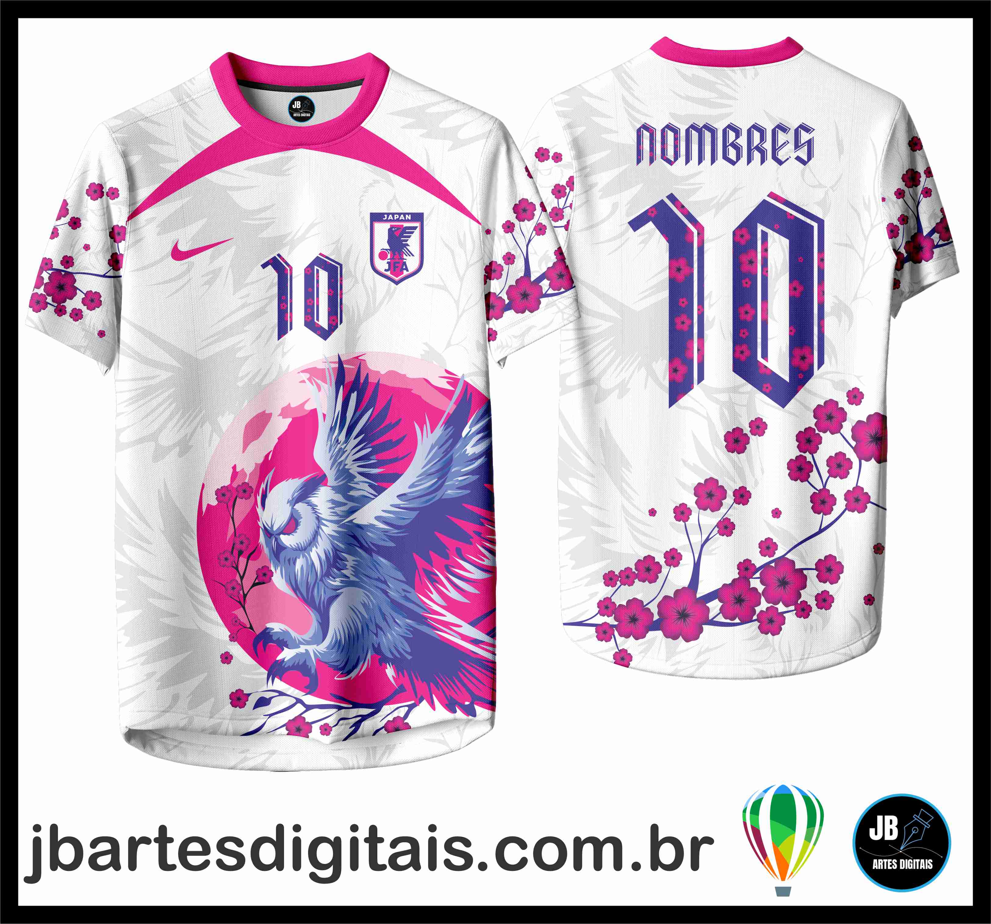 Japón Buho Interclasse White 25 (COREL DRAW)