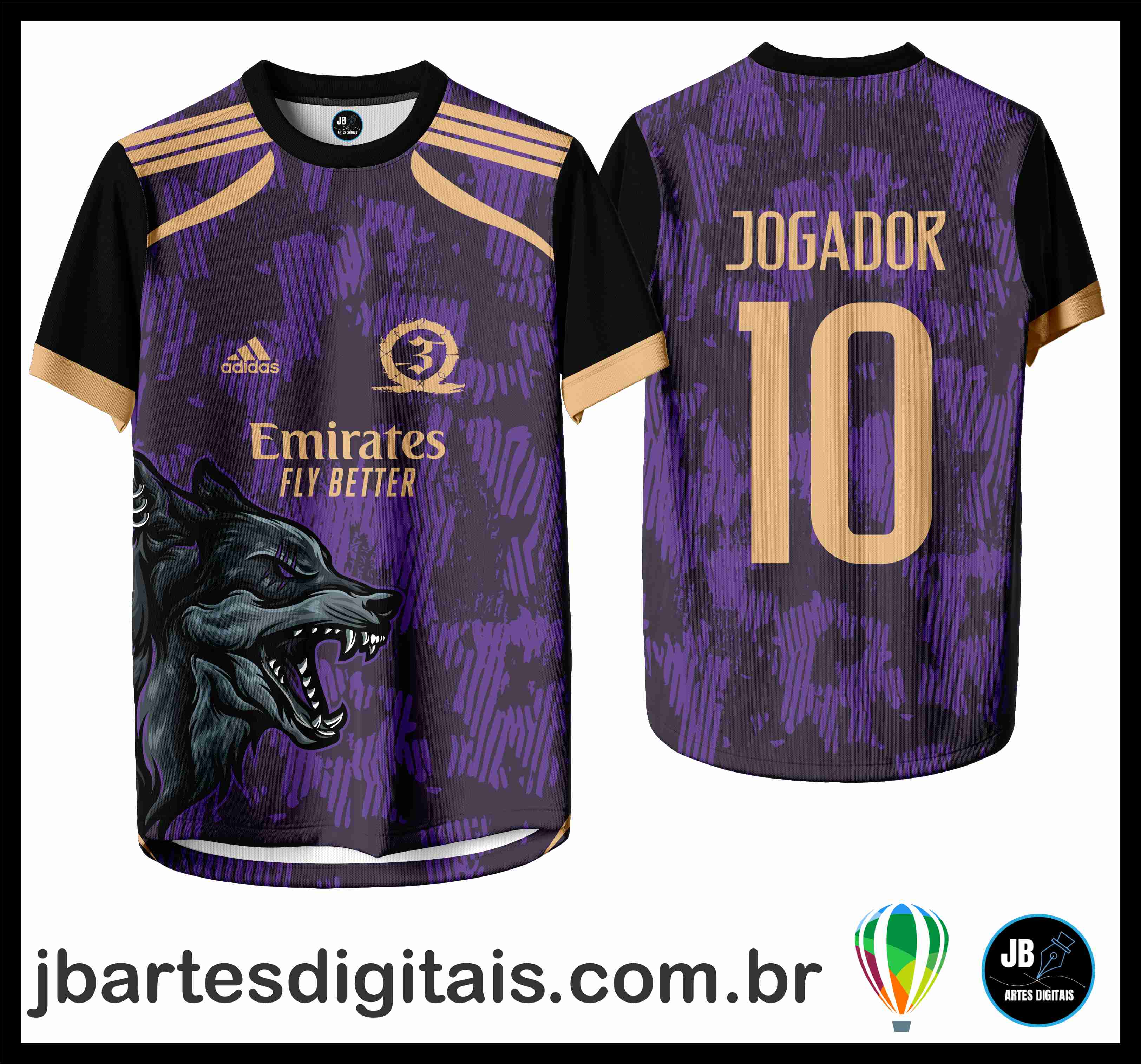 LOBO PATER CINZA (COREL DRAW)