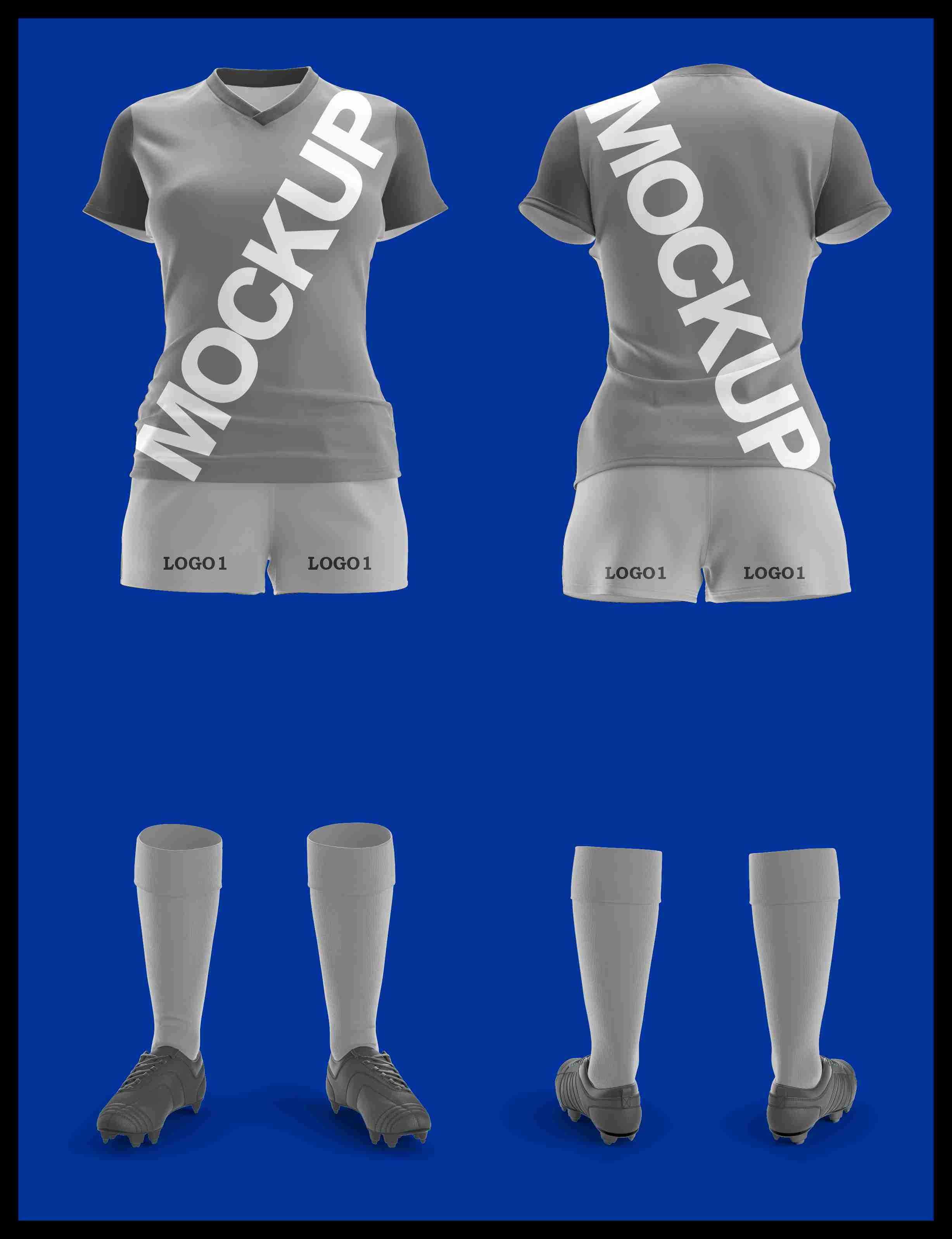 CRIADOR AUTOMÁTICO DE MOCKUPS CORELDRAW (MKP UNIFORME FEMININO GOLA V)
