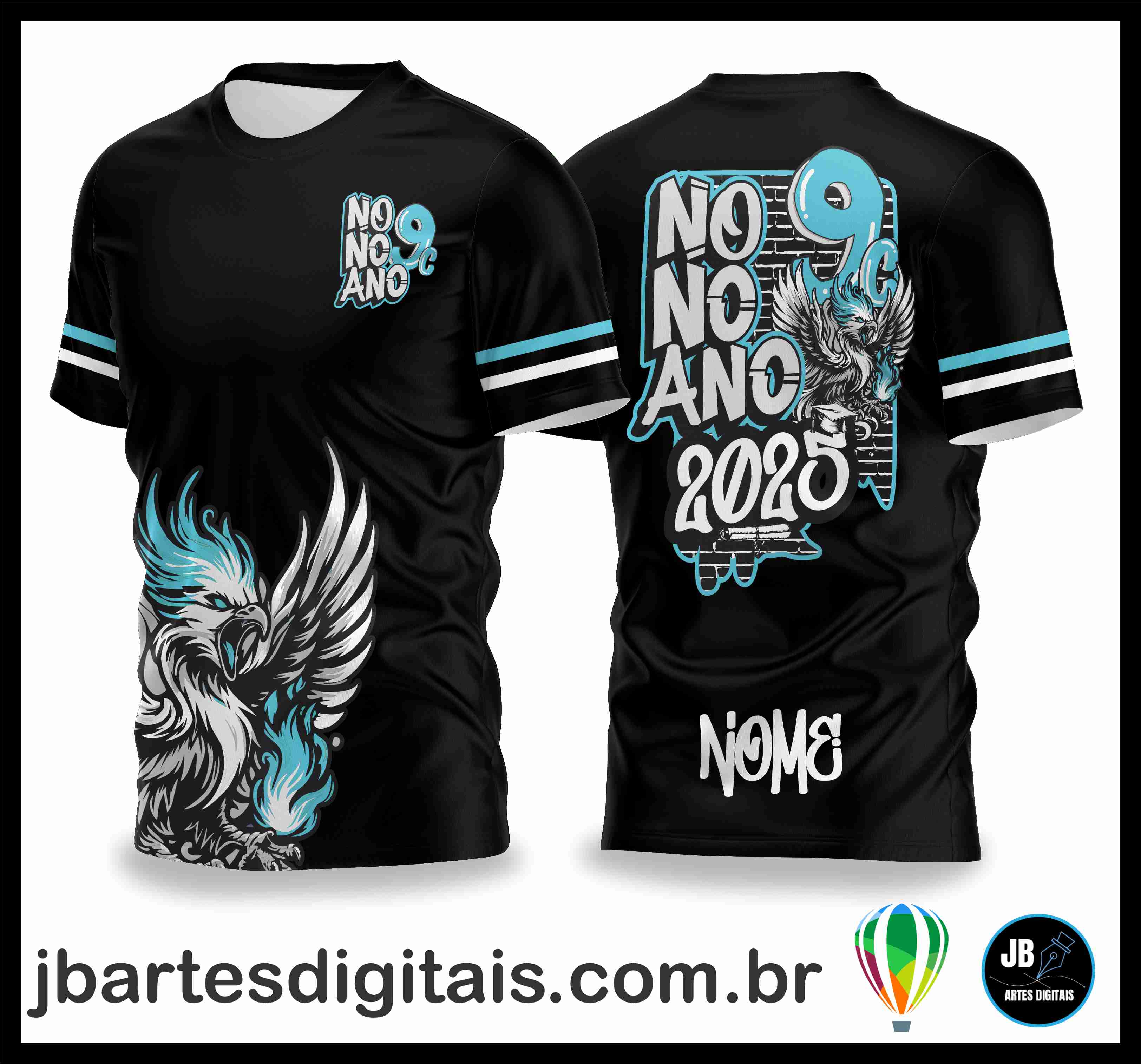 FENIX FIRE NONO ANO (COREL DRAW) + BRINDE: (MAIS DE 600 FONTES EXCLUSIVAS)