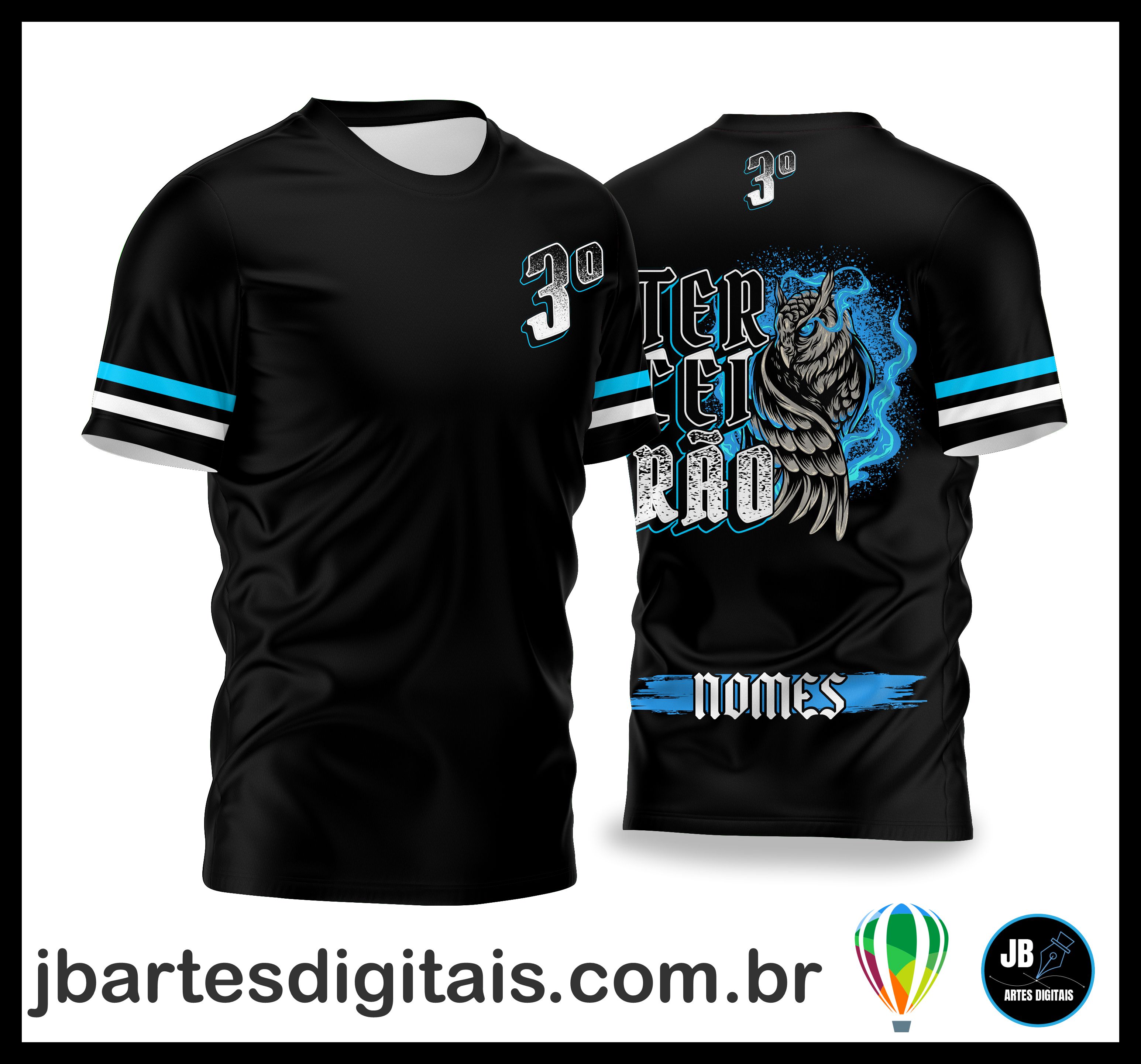 Camisa Terceirao Coruja (COREL DRAW) + BRINDE: (MAIS DE 600 FONTES EXCLUSIVAS)