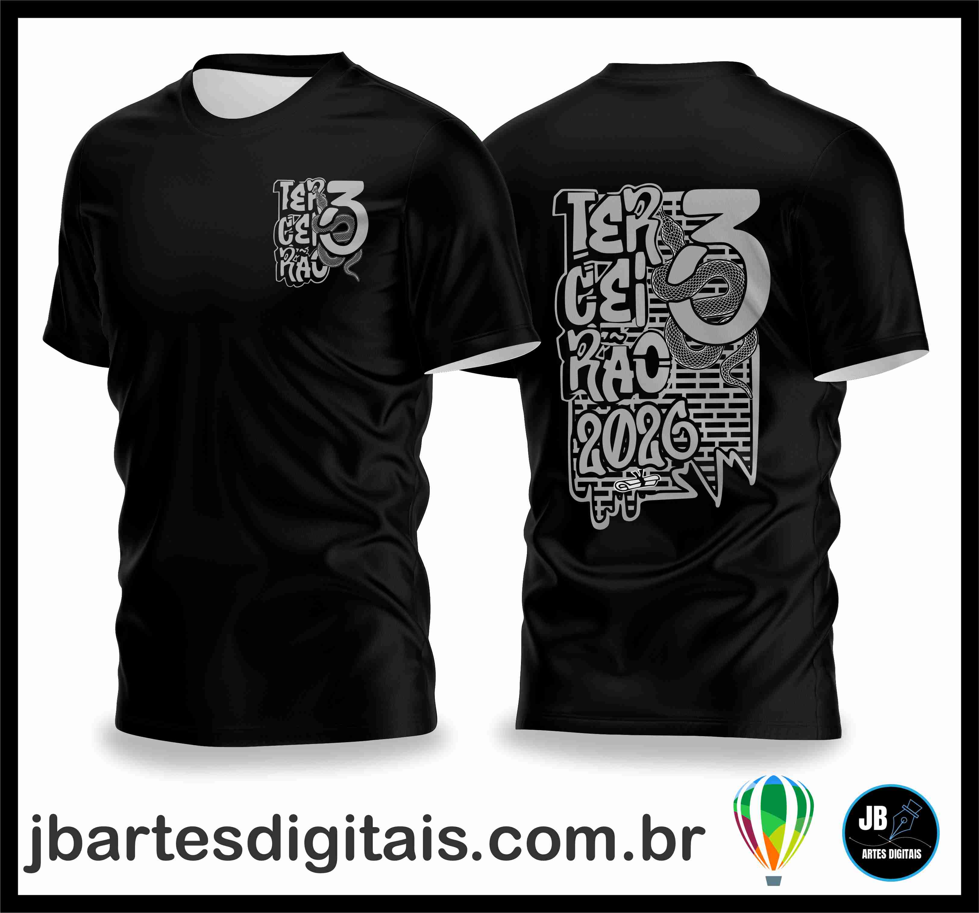 Cobra terceirão (COREL DRAW) + BRINDE: (MAIS DE 600 FONTES EXCLUSIVAS)