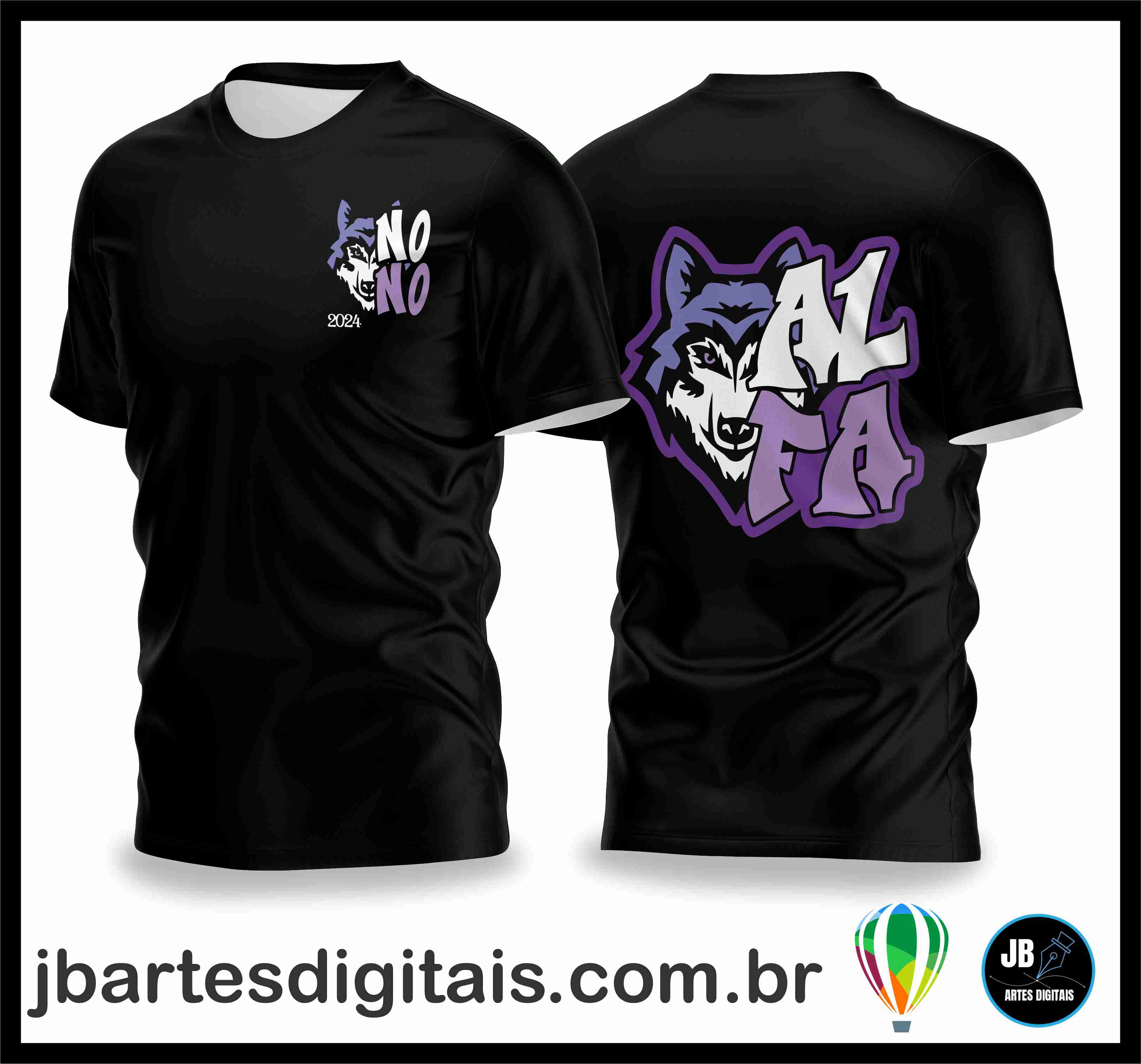 nono lobo alfa (COREL DRAW) + BRINDE: (MAIS DE 600 FONTES EXCLUSIVAS)